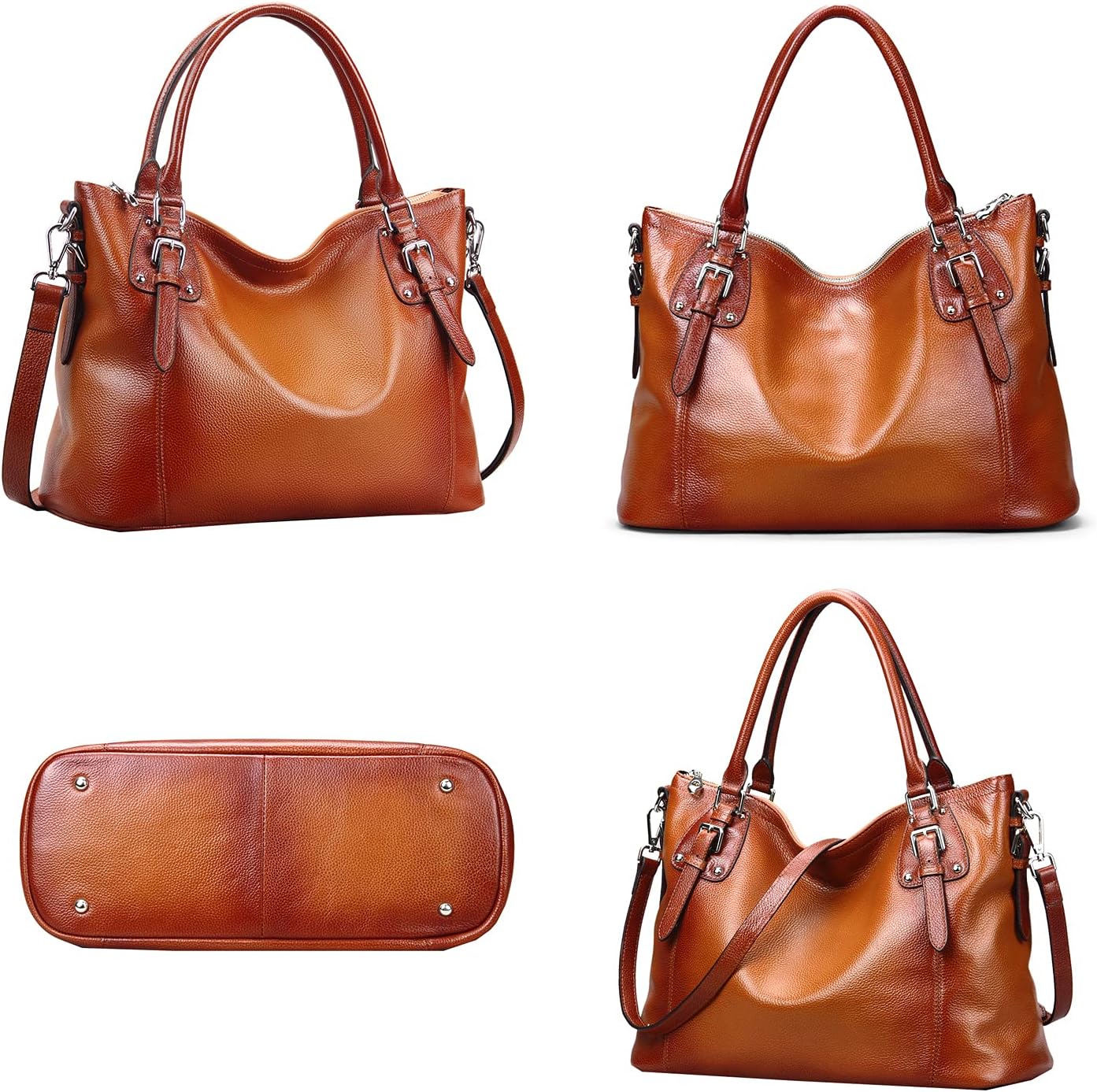 BOLSO DE CUERO HESHE TOTE BAG PARA MUJER - 4