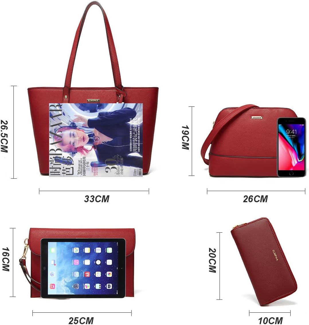 BOLSO SATCHEL YTL PARA MUJER EN CUERO SINTÉTICO CON ASA SUPERIOR Y CORREA - 4