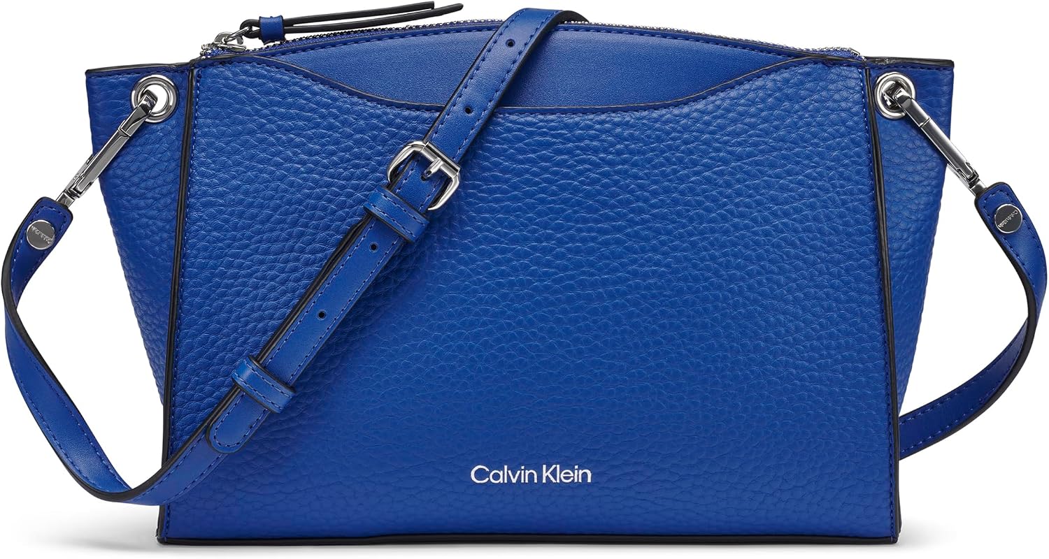 BOLSO CRUZADO CALVIN KLEIN GARNET PARA MUJER COLOR GRANATE - 1