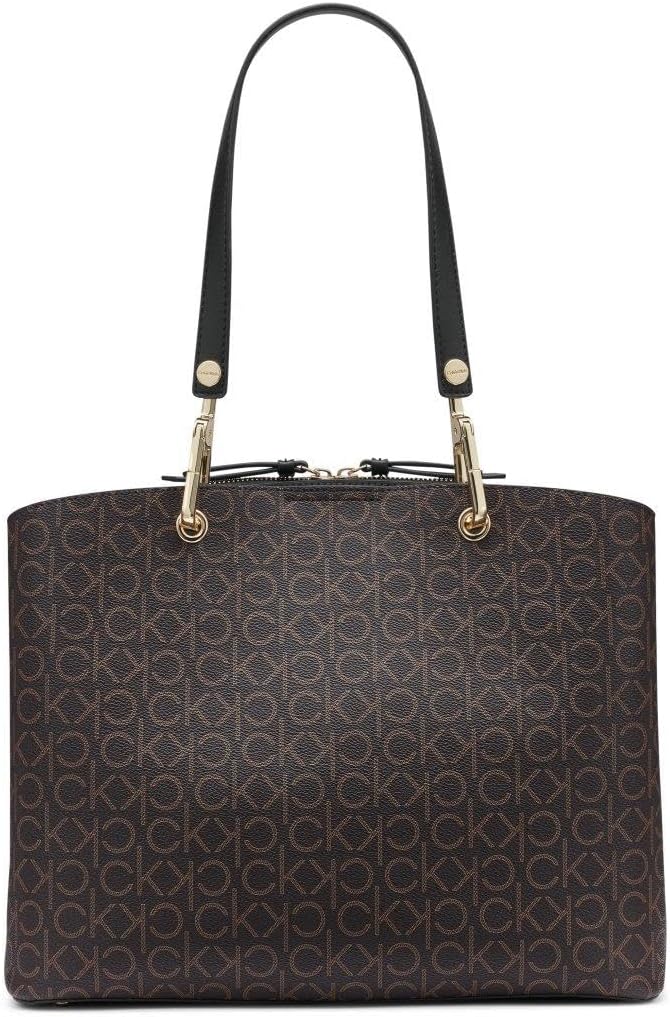 BOLSO TOTE PARA MUJER CALVIN KLEIN GARNET TRIPLE COMPARTIMENTO - 2