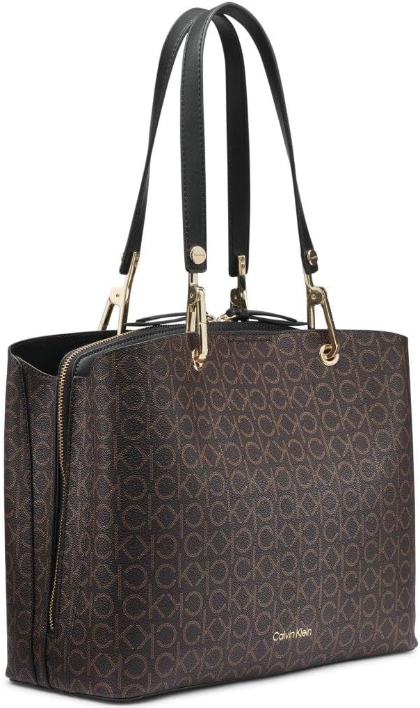 BOLSO TOTE PARA MUJER CALVIN KLEIN GARNET TRIPLE COMPARTIMENTO - 5