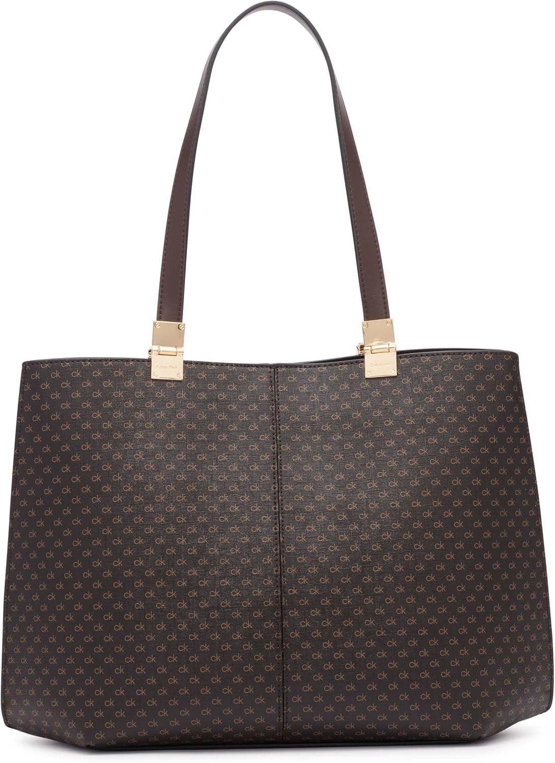 BOLSO TOTE PARA MUJER CALVIN KLEIN GRANITE EN CUERO VEGANO CON MONOGRAMA Y 3 BOLSILLOS - 2