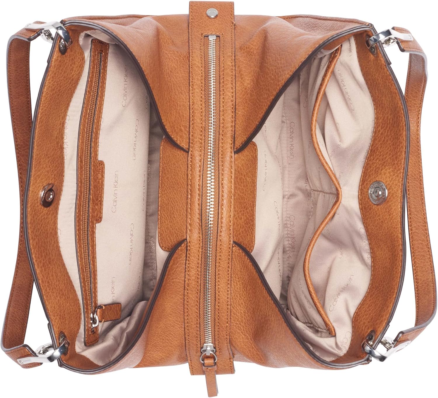 BOLSO DE HOMBRO CALVIN KLEIN REYNA CON TRIPLE COMPARTIMENTO - 5