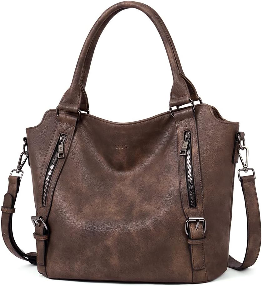 BOLSO GRANDE PARA MUJER CLUCI CON MÚLTIPLES BOLSILLOS ESTILO HOBO - 1
