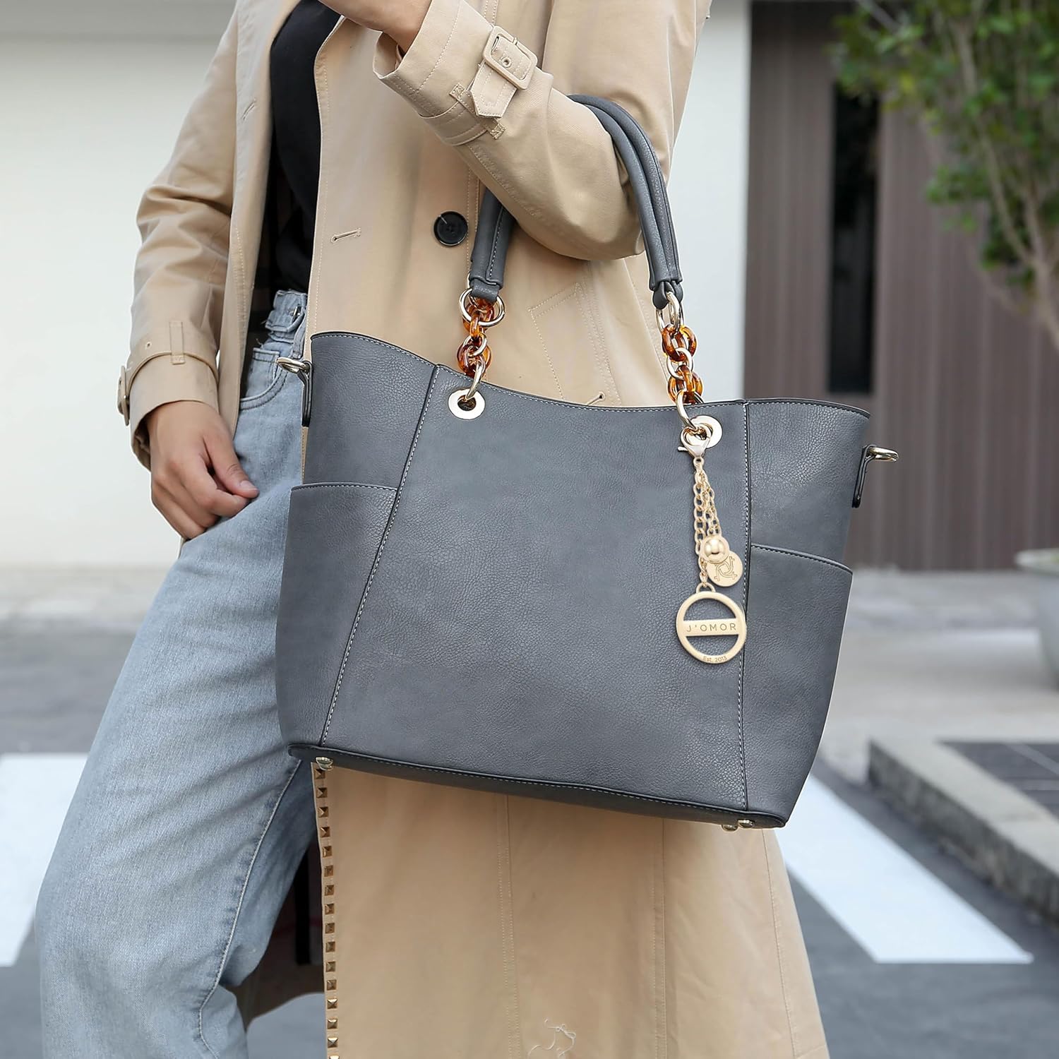 BOLSO TOTE J’OMOR BY MIA PARA MUJER CON BILLETERA EN CUERO VEGANO - 2