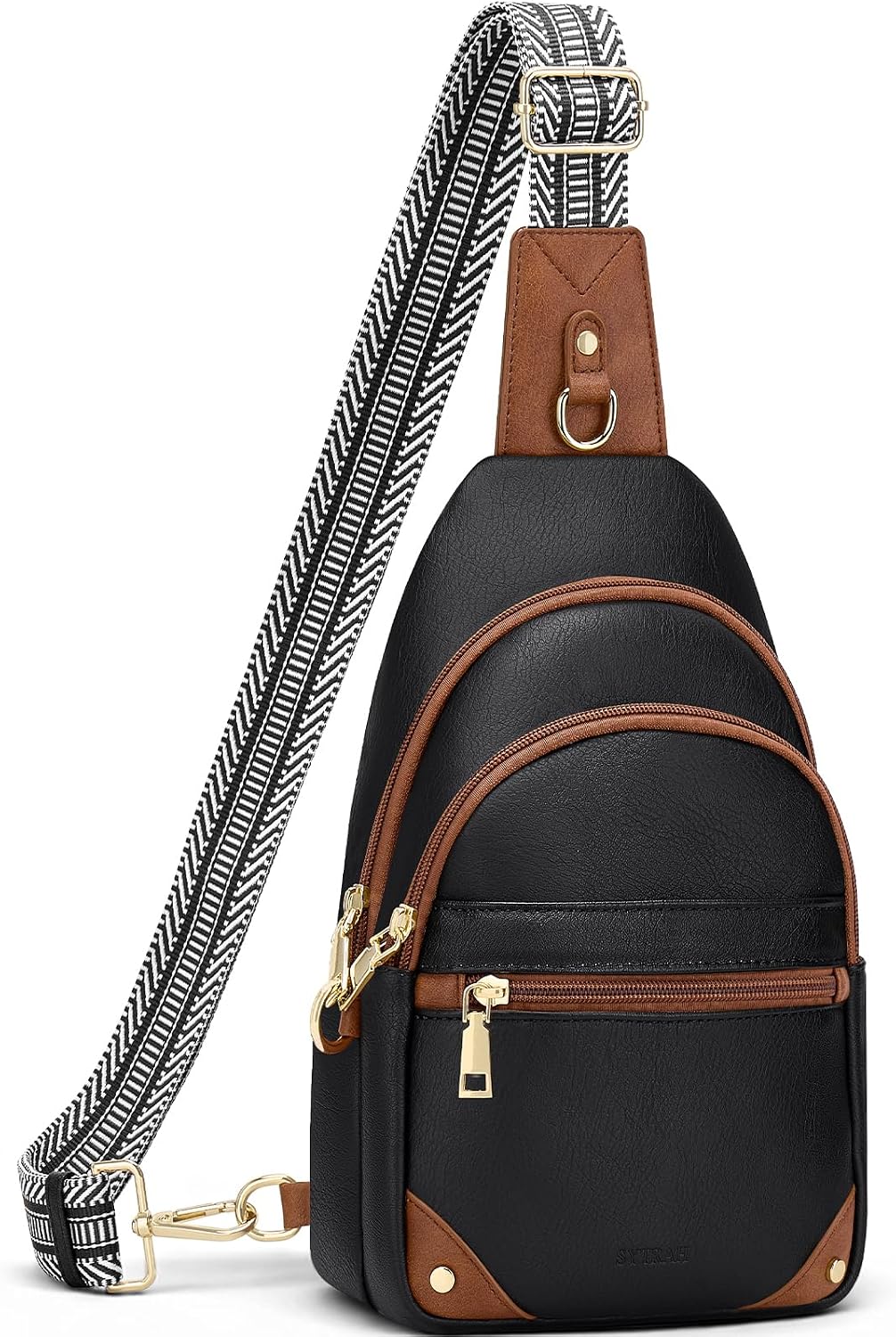 BOLSO CRUZADO ANTIRROBO PARA MUJER SYTRAH CON BLOQUEO RFID - 1
