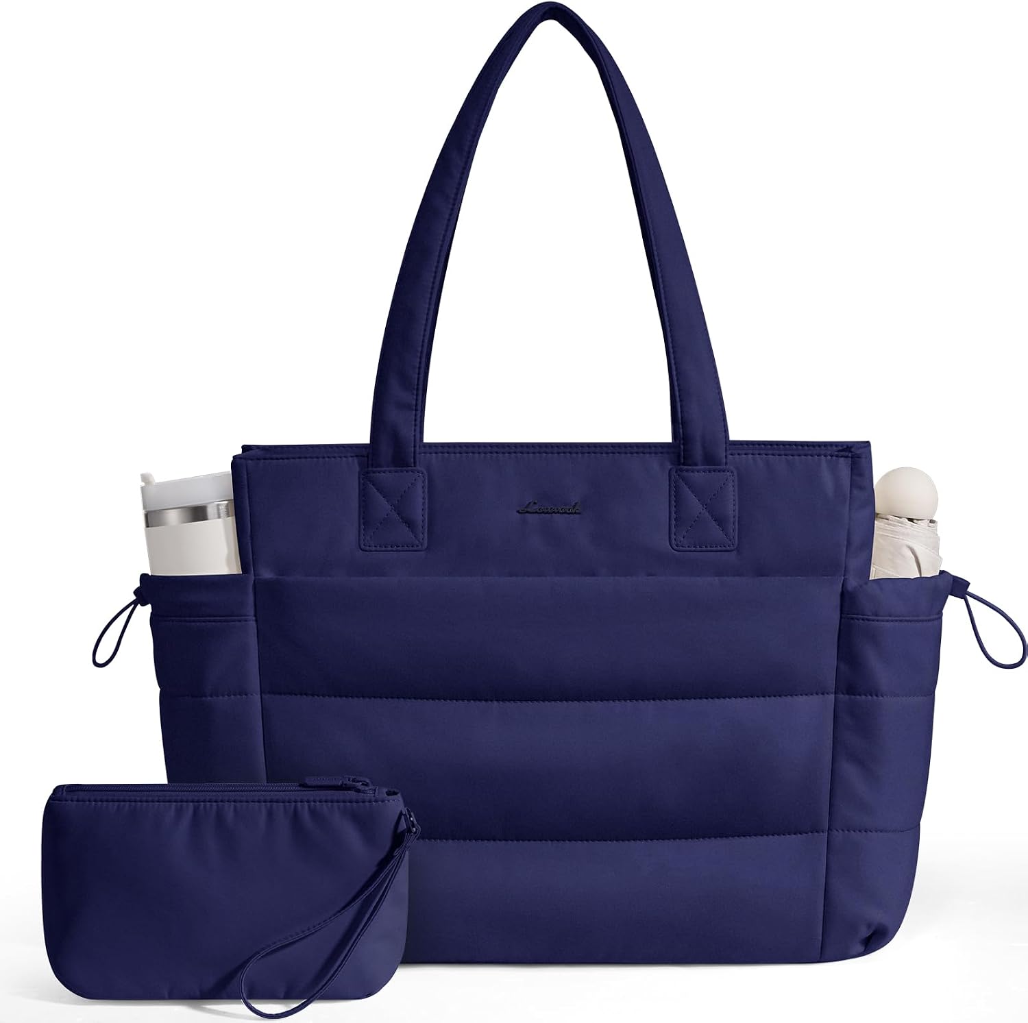 BOLSO TOTE LOVEVOOK PARA MUJER CON COMPARTIMENTO PARA VASO GRANDE Y CIERRE - 1