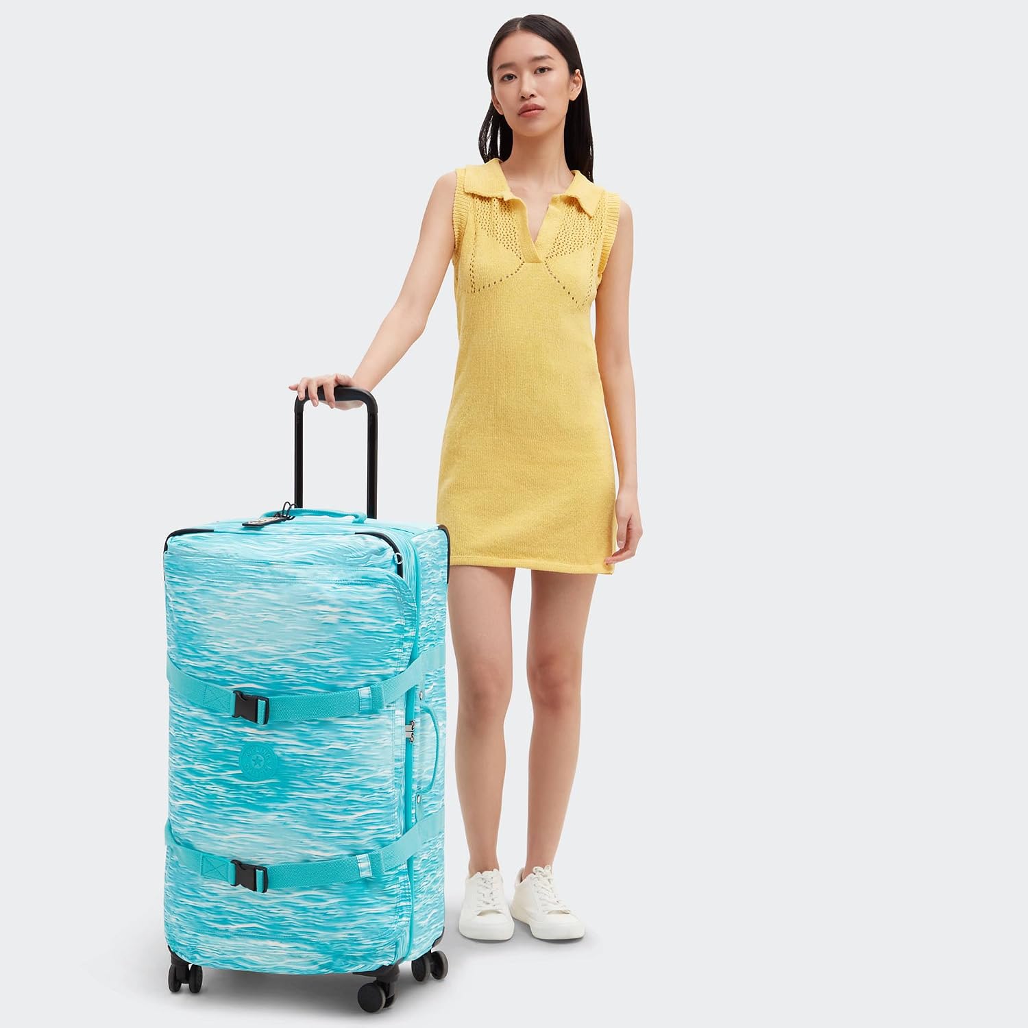 MALETA GRANDE KIPLING SPONTANEOUS PARA MUJER 31 PULGADAS CON RUEDAS SPINNER Y CANDADO TSA - 4