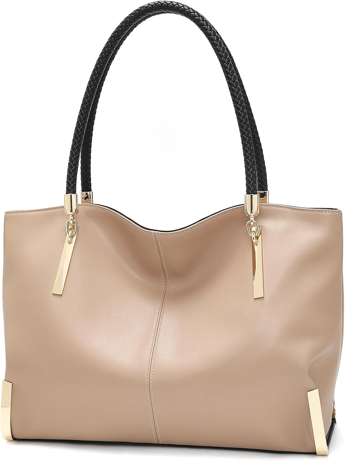 BOLSO TOTE FOXLOVER DE CUERO GENUINO CAPACIDAD GRANDE - 1
