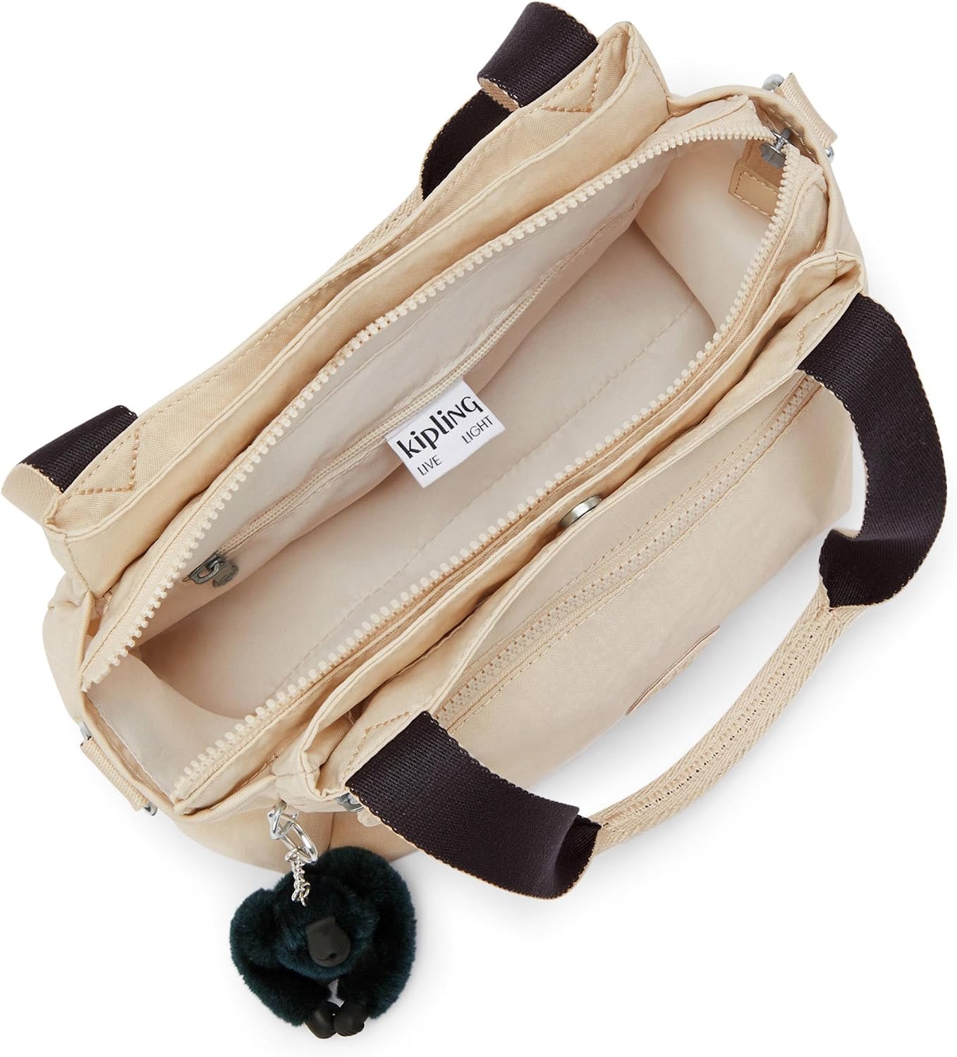 BOLSO CRUZADO KIPLING ELYSIA PARA MUJER MULTI COMPARTIMENTOS - 4