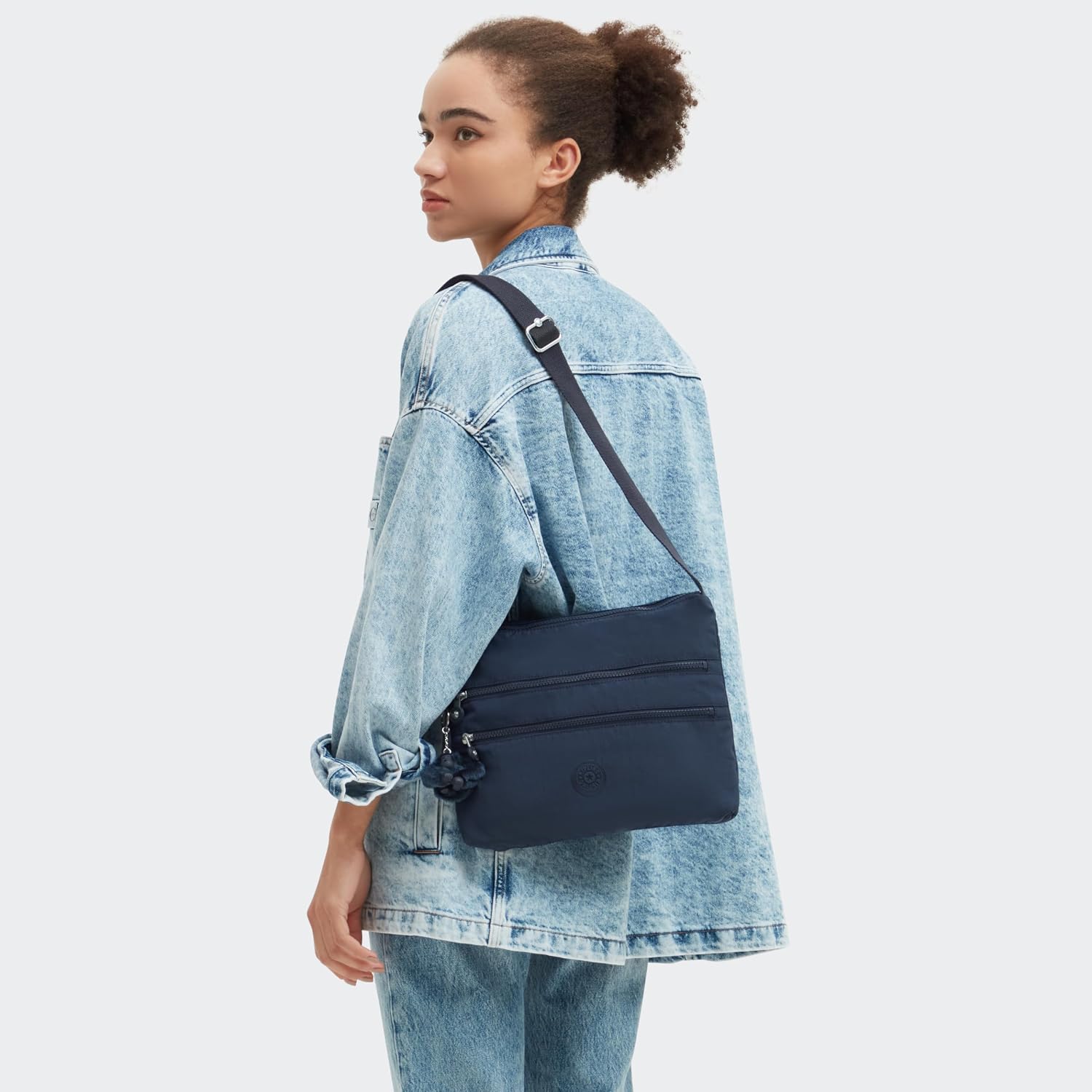 BOLSO CRUZADO KIPLING ALVAR PARA MUJER, LIGERO Y DURADERO, NYLON - 2
