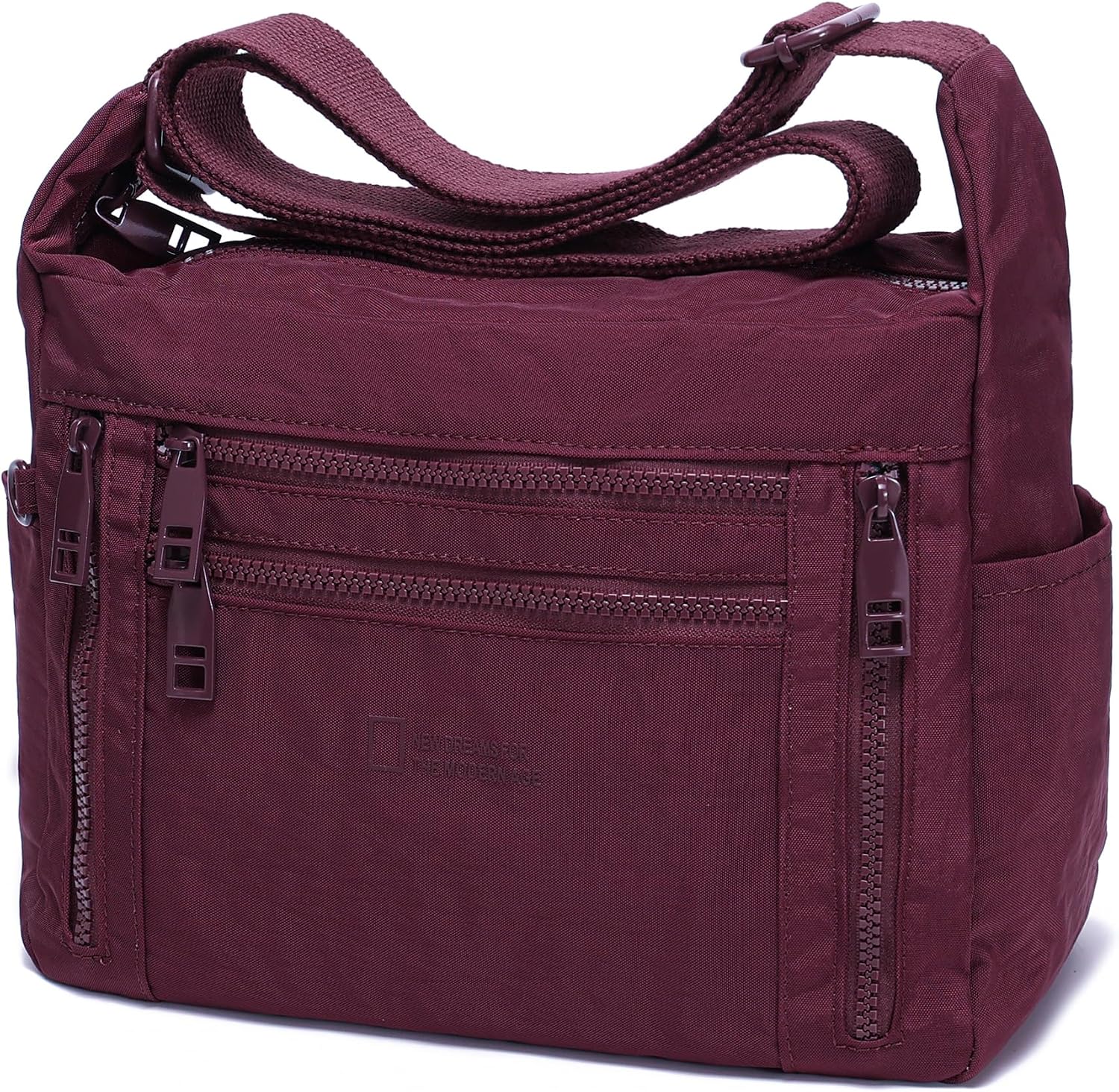 BOLSO CRUZADO DE NYLON PARA MUJER HAYTIJOE MULTI BOLSILLOS - 1