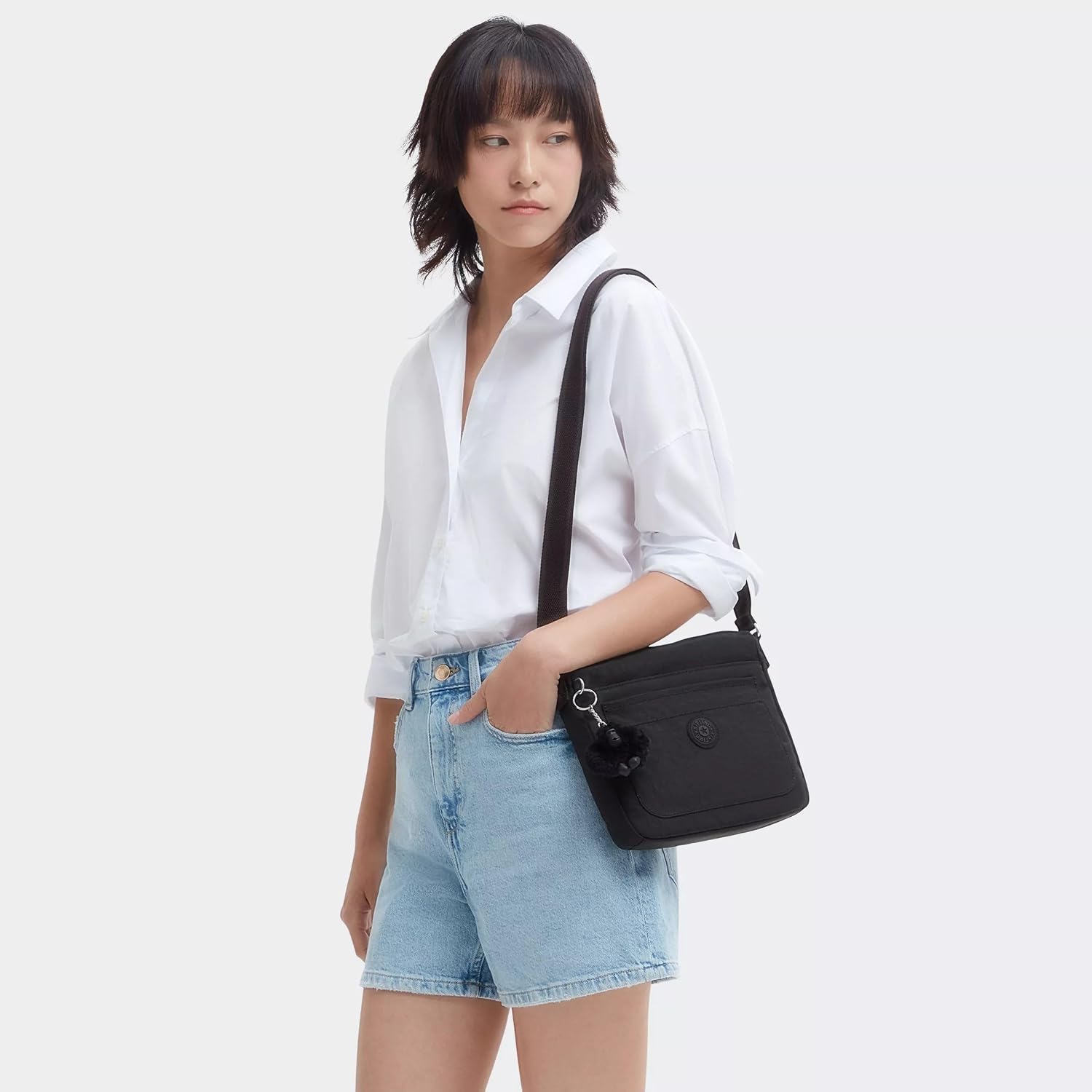 BOLSO CRUZADO PARA MUJER KIPLING SEBASTIAN SUPER LIGERO Y DURADERO - 2