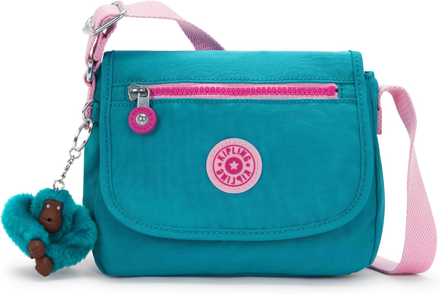 BOLSO CRUZADO MINI KIPLING SABIAN ESTAMPADO - 1