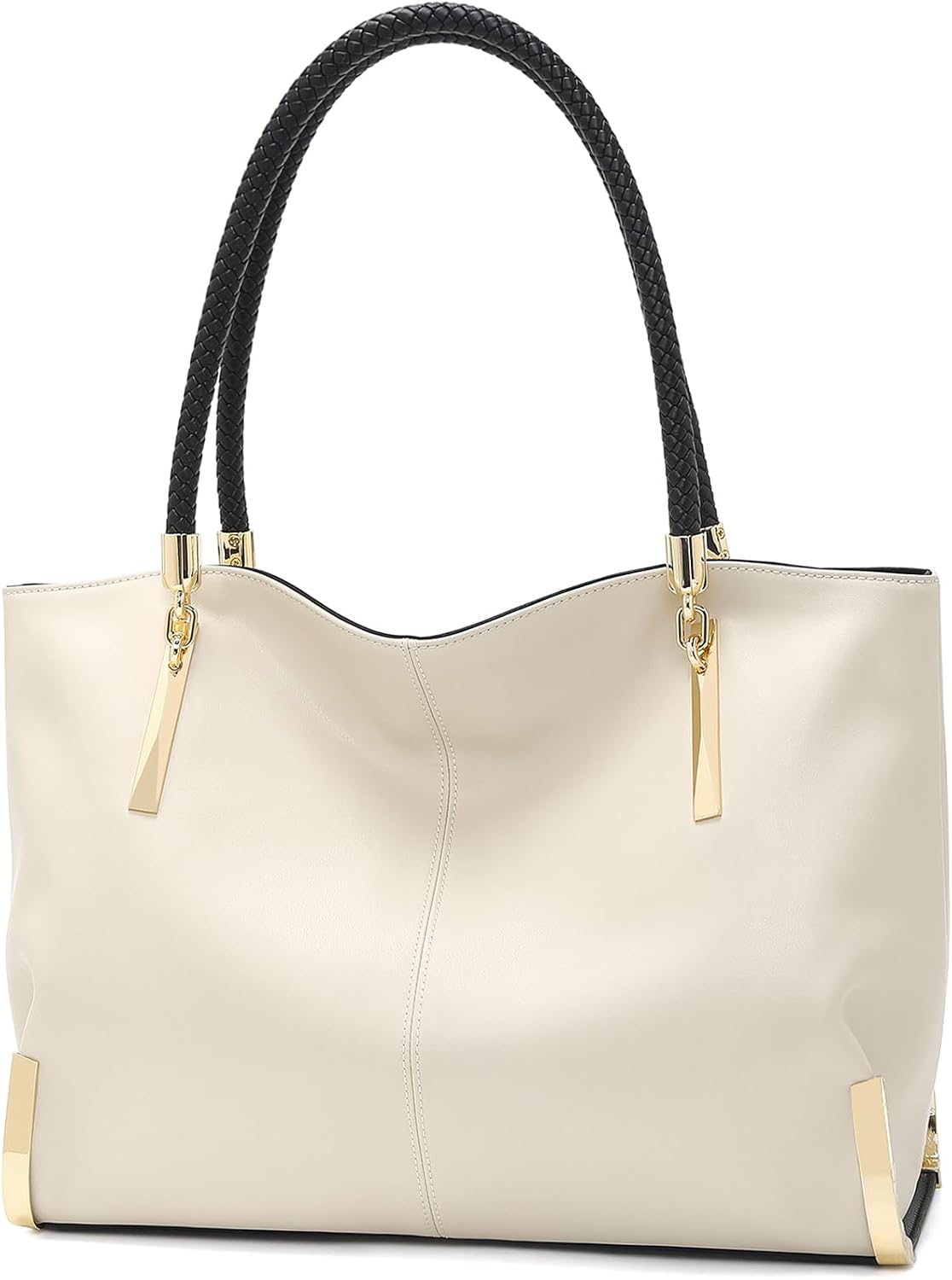 BOLSO TOTE FOXLOVER DE CUERO GENUINO GRAN CAPACIDAD PARA MUJER - 1