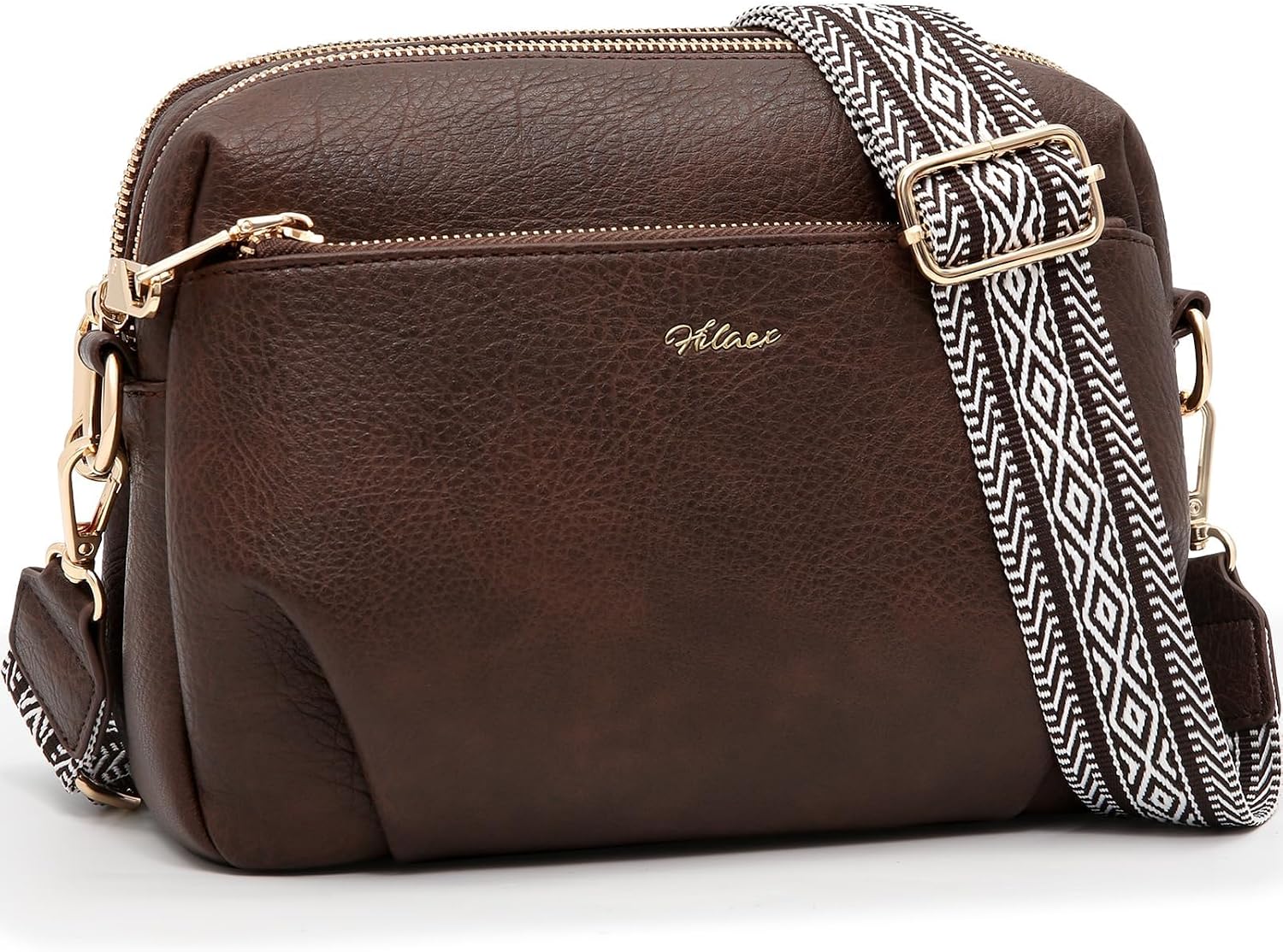 BOLSO CROSSBODY PARA MUJER HILAEX CUERO VEGANO ANTIRROBO RFID - 1