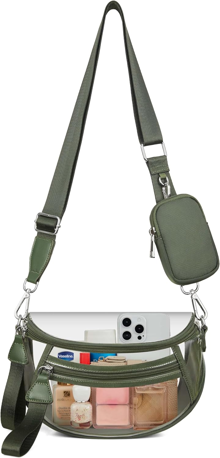BOLSO CROSSBODY TRANSPARENTE CUADRILLÉ PARA EVENTOS DEPORTIVOS MIVELOYA - 1