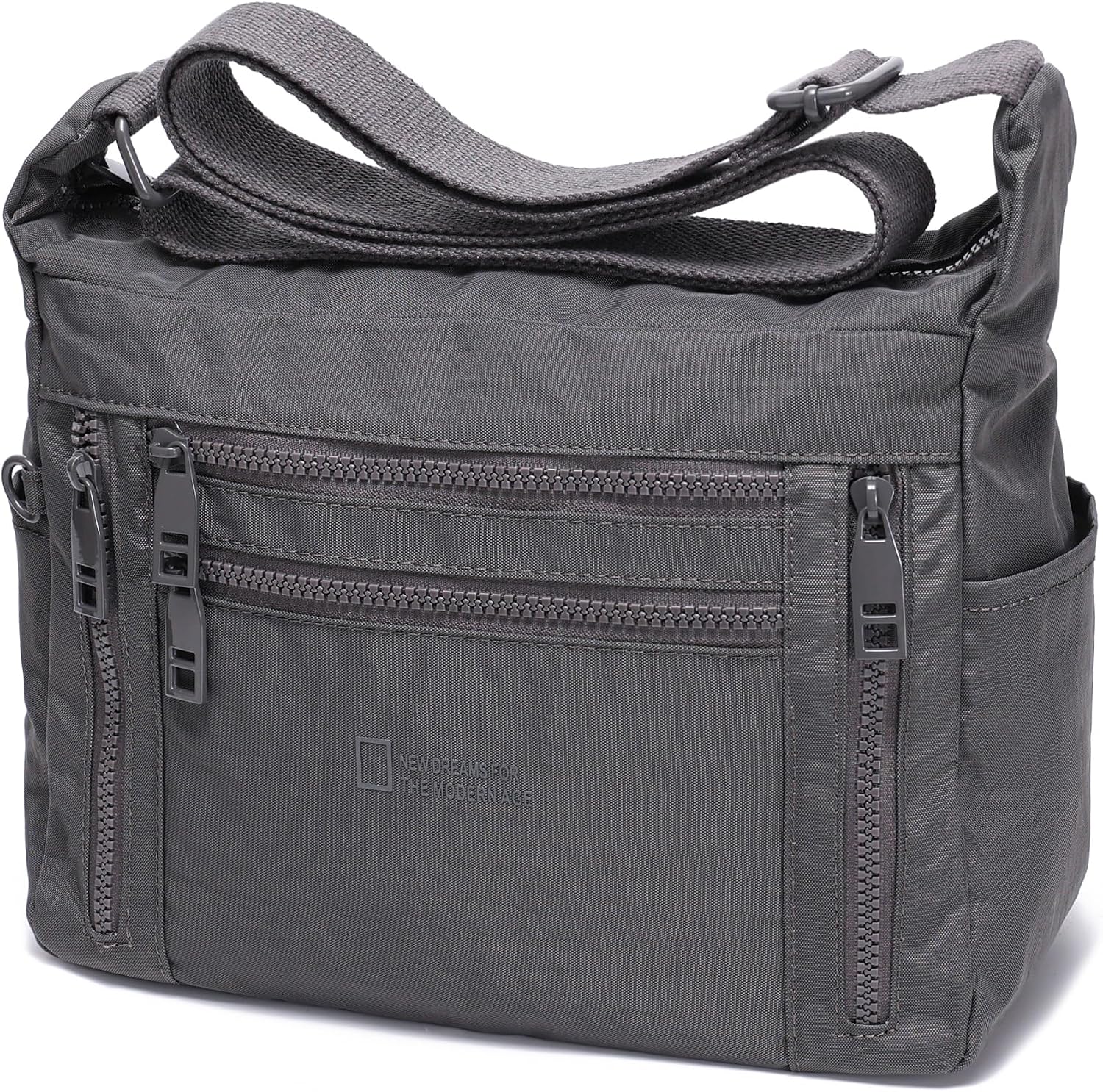 BOLSO CRUZADO DE NYLON PARA MUJER HAYTIJOE MULTI BOLSILLOS - 1