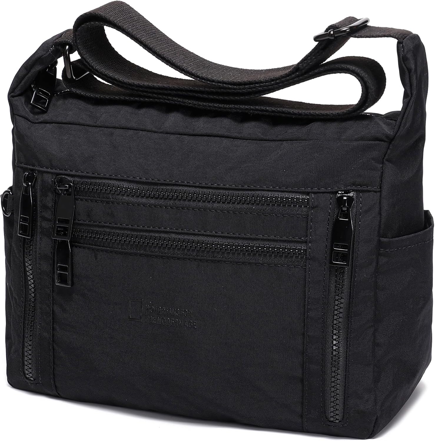 BOLSO CRUZADO DE NYLON PARA MUJER HAYTIJOE MULTI BOLSILLOS - 1