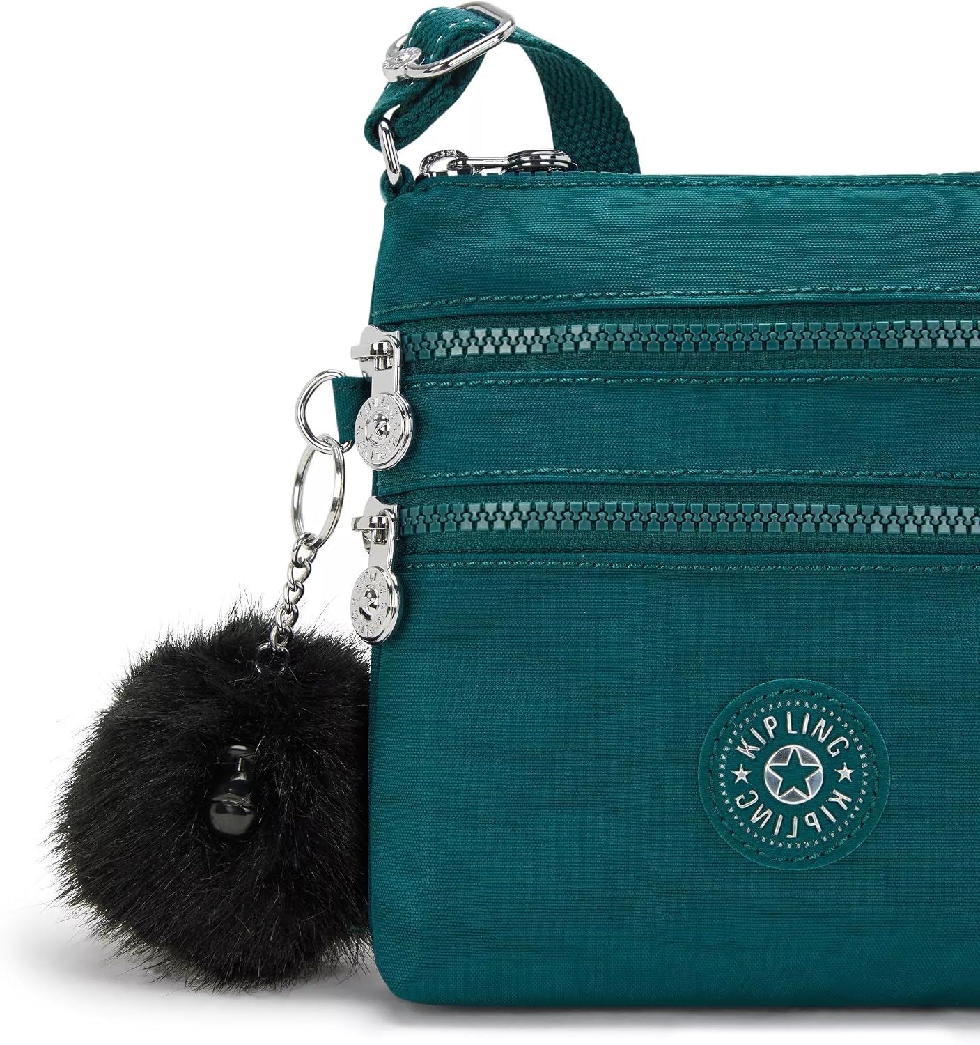 BOLSO MINI KIPLING ALVAR EXTRA SMALL VERDE ACEITUNA - 5