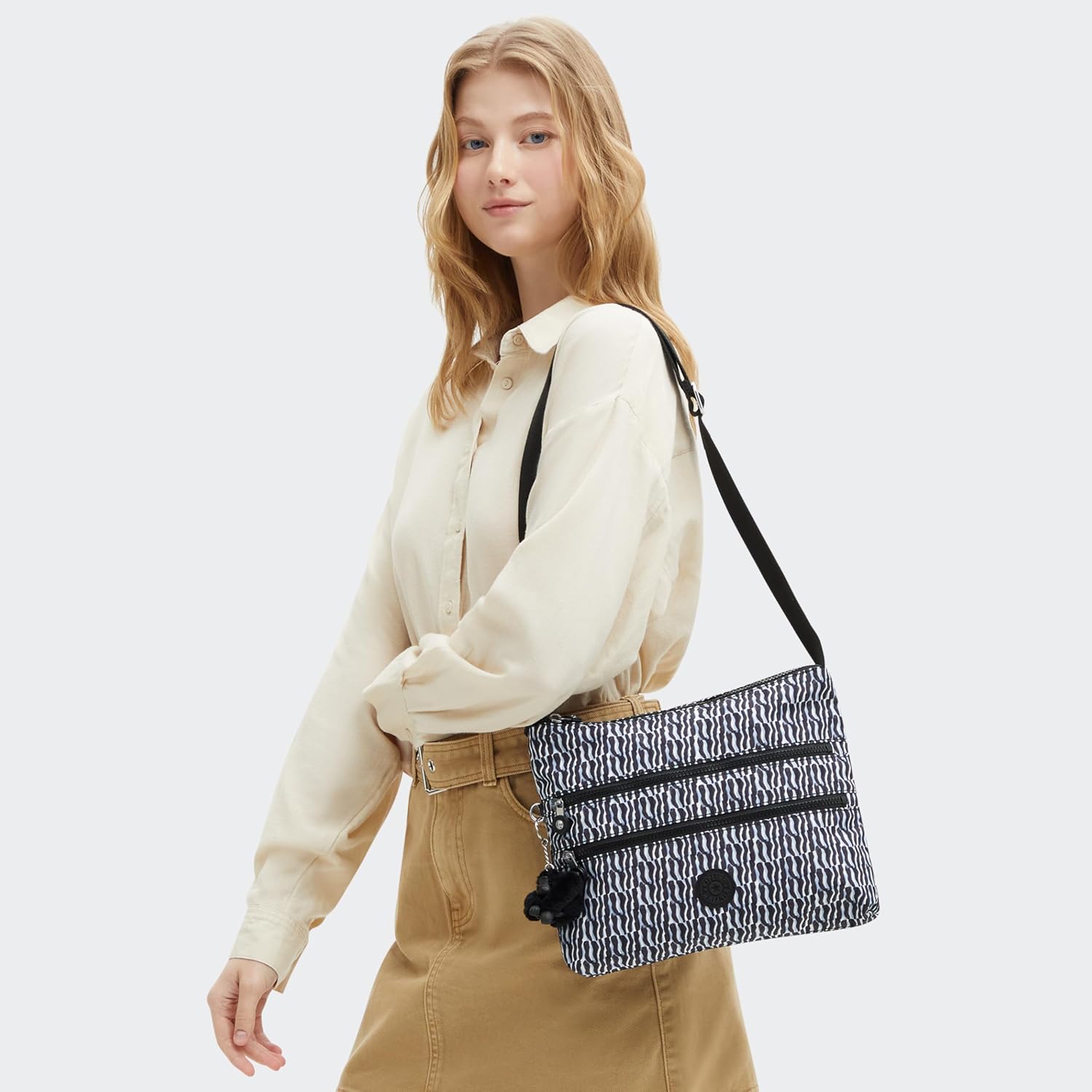 BOLSO CRUZADO KIPLING ALVAR XS PARA MUJER, NYLON, COMPACTO Y LIVIANO - 2