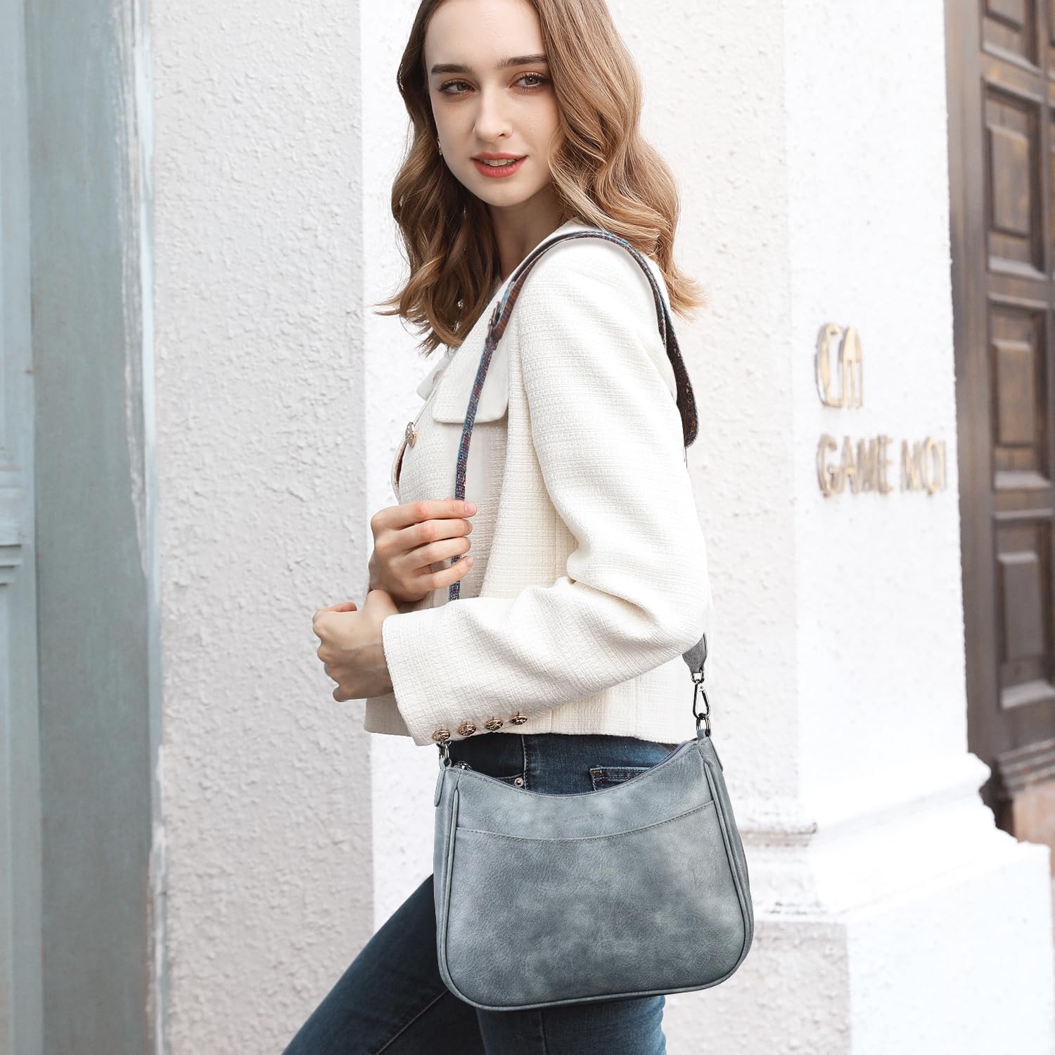 BOLSO CRUZADO DE CUERO VEGANO APHISON PARA MUJER - 2