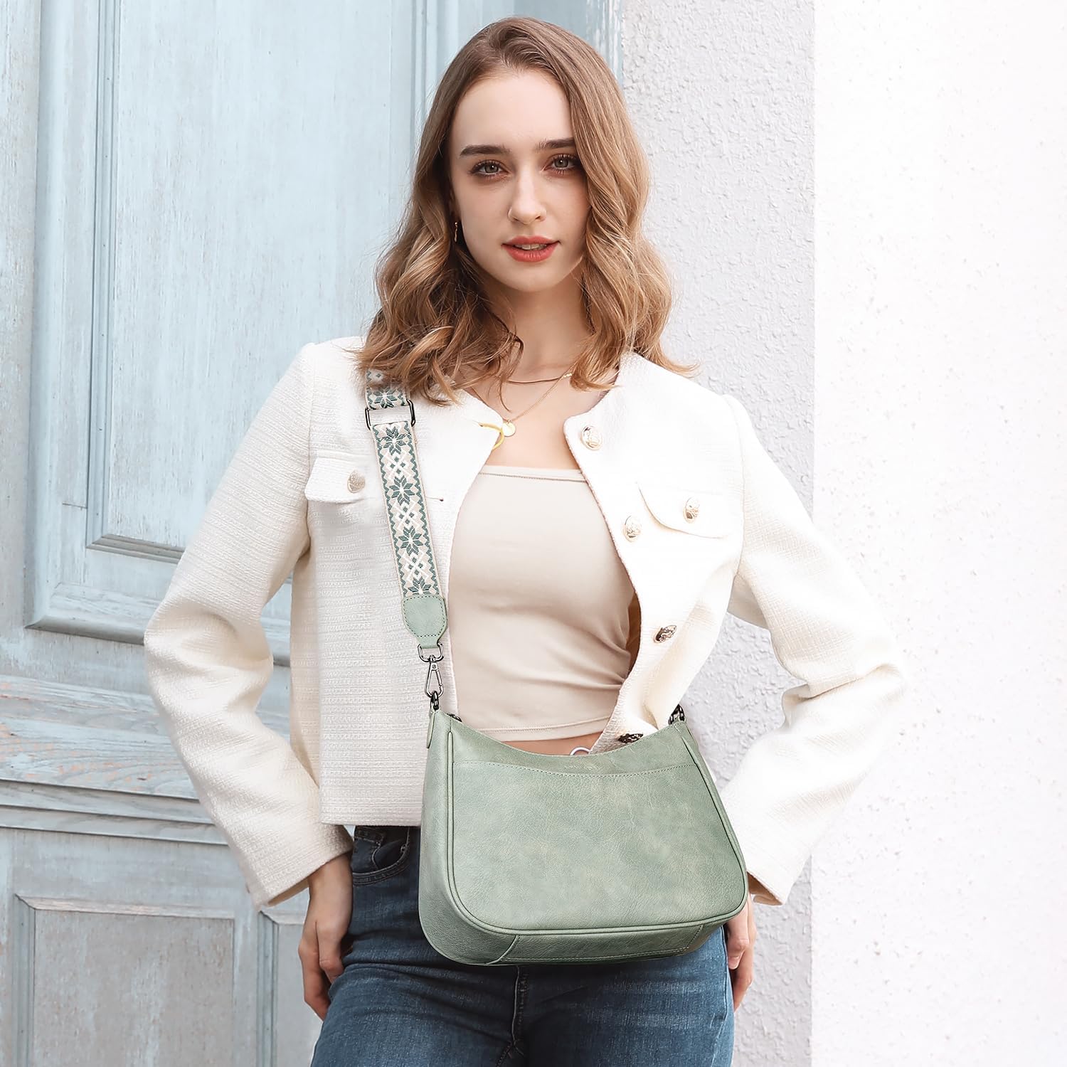 BOLSO CRUZADO DE CUERO VEGANO APHISON PARA MUJER - 2