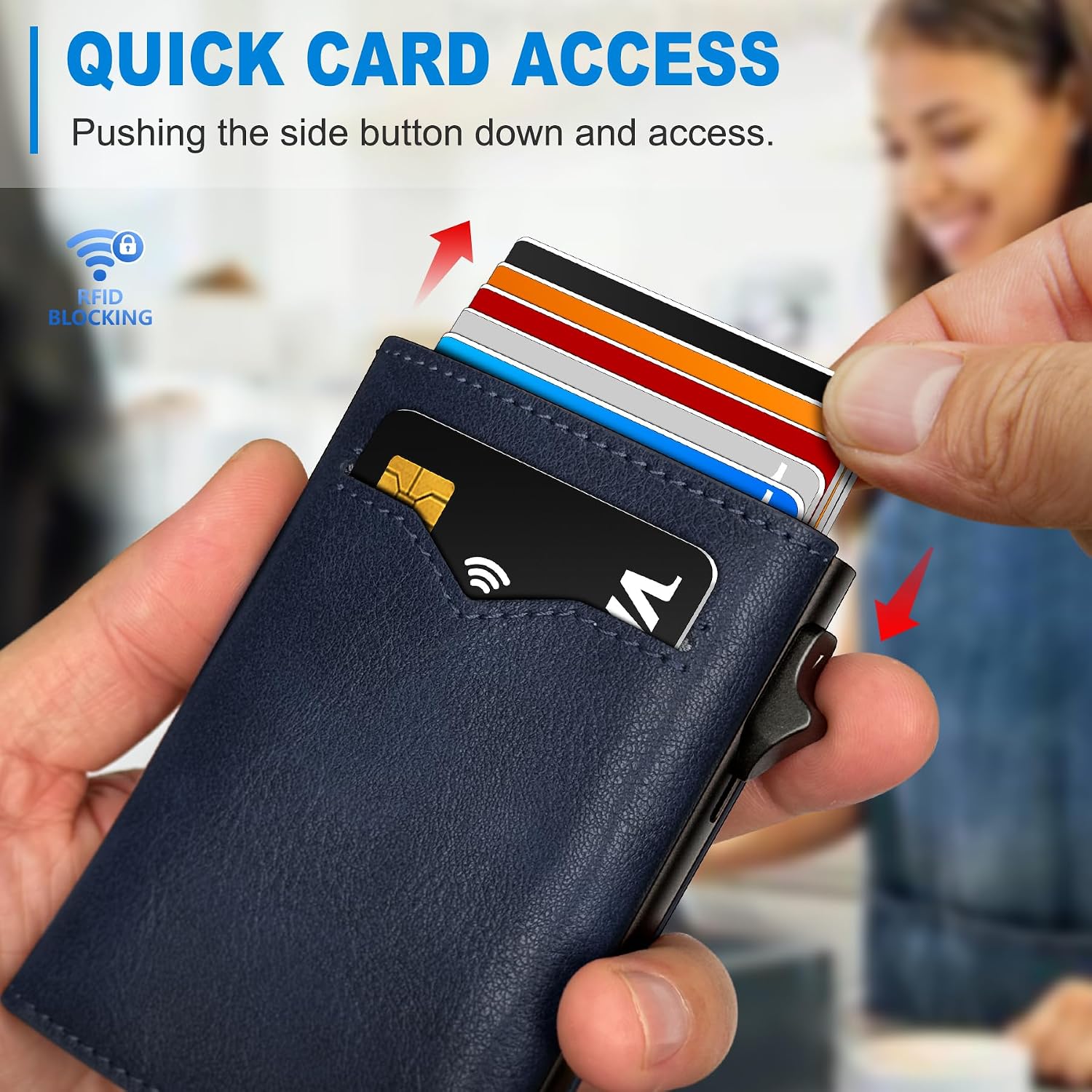 BILLETERA PARA HOMBRE MIYOZI TRIFOLD CON BLOQUEO RFID Y CIERRE MAGNÉTICO - 5