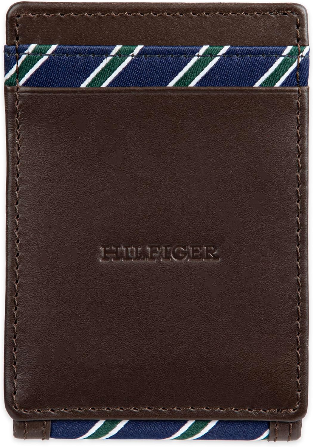 BILLETERA PARA HOMBRE TOMMY HILFIGER CON CLIP MAGNÉTICO Y TELA ESTAMPADA - 1