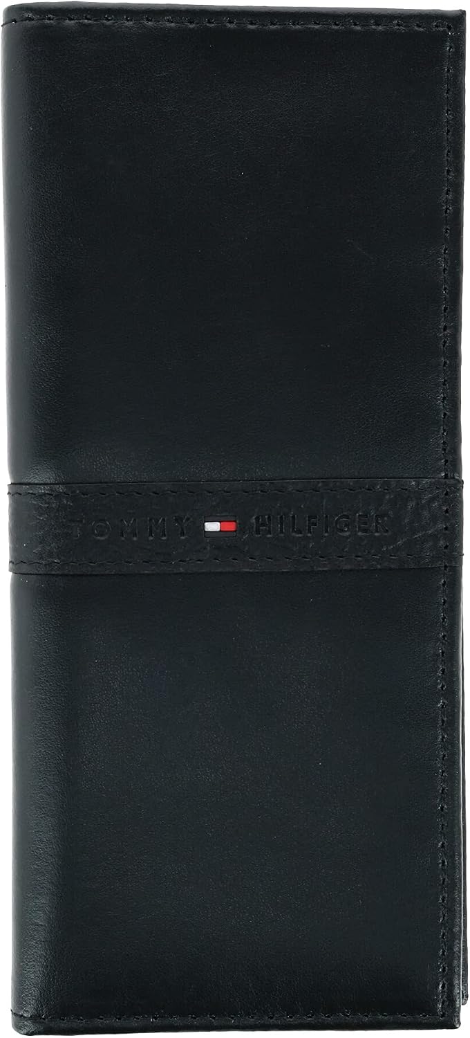BILLETERA PARA HOMBRE TOMMY HILFIGER CLASSIC SECRETARY CON VENTANA PARA ID Y MÚLTIPLES RANURAS PARA TARJETAS - 1