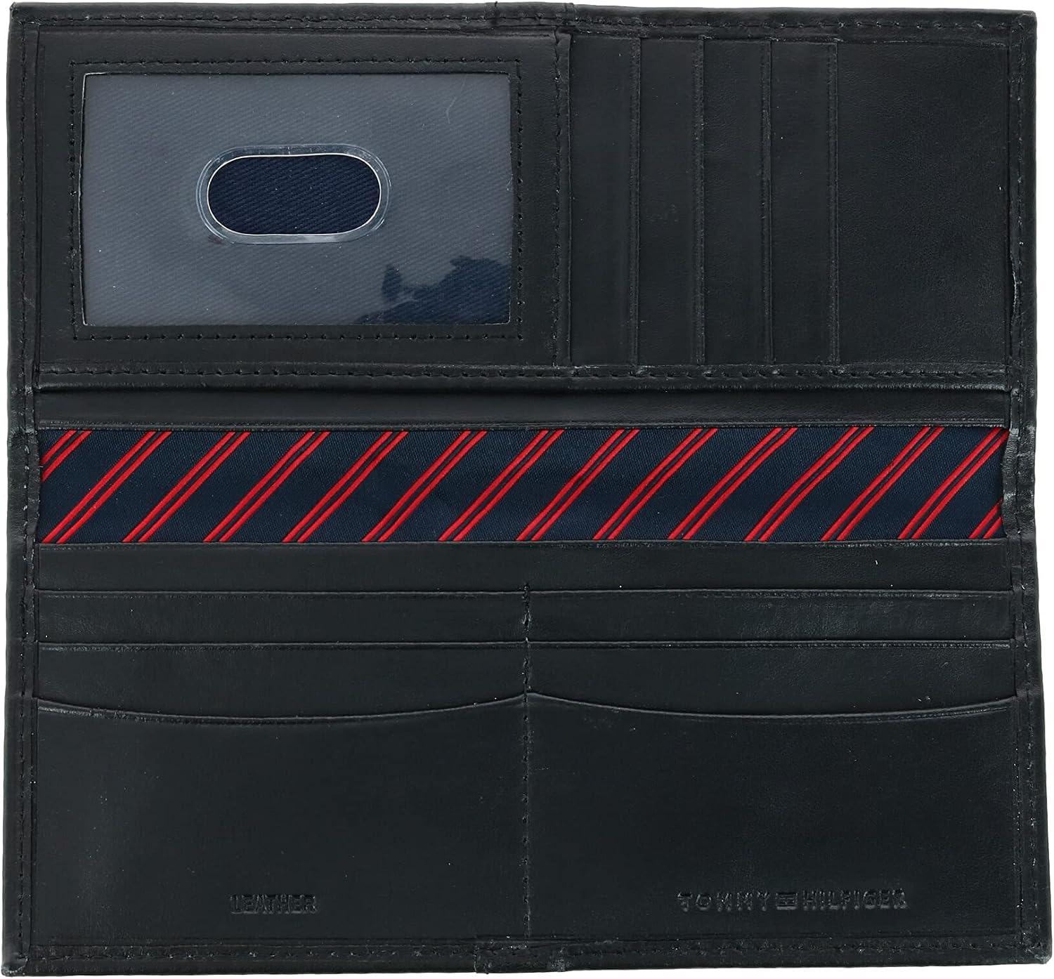 BILLETERA PARA HOMBRE TOMMY HILFIGER CLASSIC SECRETARY CON VENTANA PARA ID Y MÚLTIPLES RANURAS PARA TARJETAS - 3