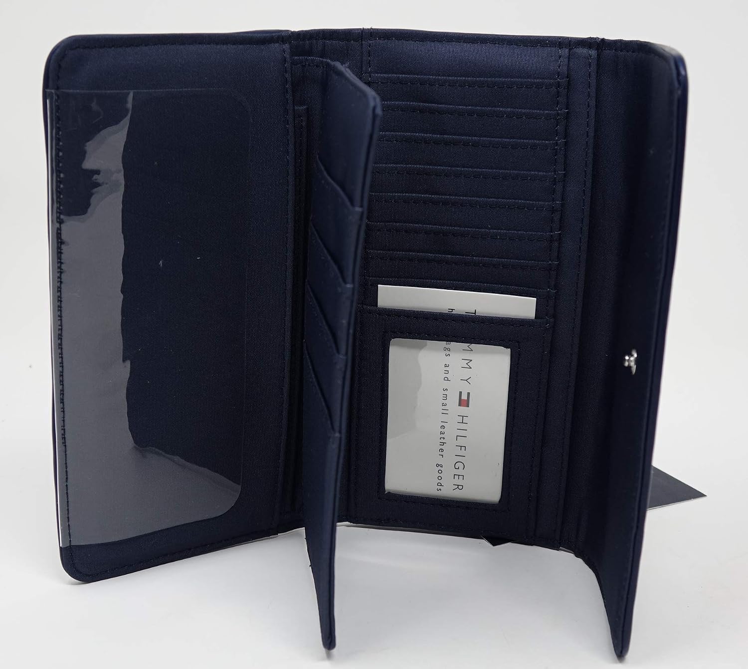 CARTERA PARA MUJER TOMMY HILFIGER AZUL MARINO CON LOGO EN RELIEVE - 4