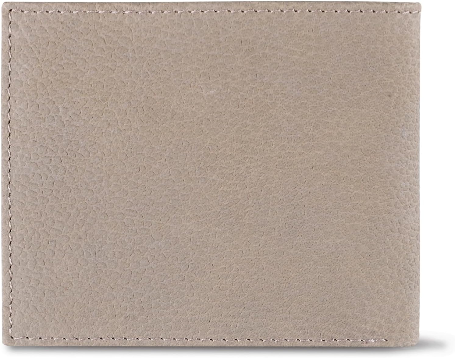 BILLETERA SLIM BIFOLD DE CUERO BICOLOR TOMMY HILFIGER PARA HOMBRE CON VENTANA PARA ID PLATA/TAN - 3