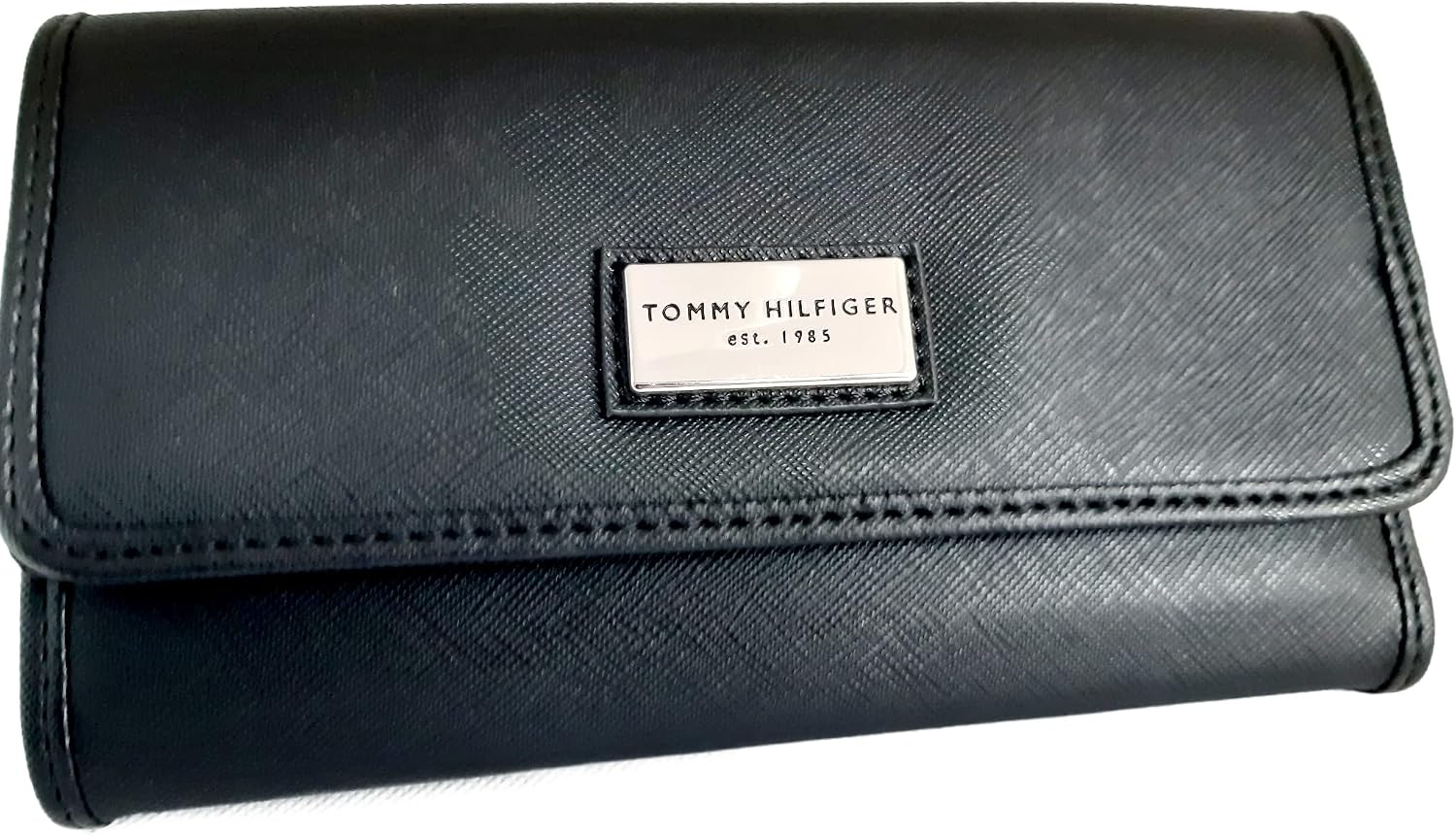BILLETERA PARA MUJER TOMMY HILFIGER CON CIERRE Y MÚLTIPLES COMPARTIMENTOS NEGRA - 4