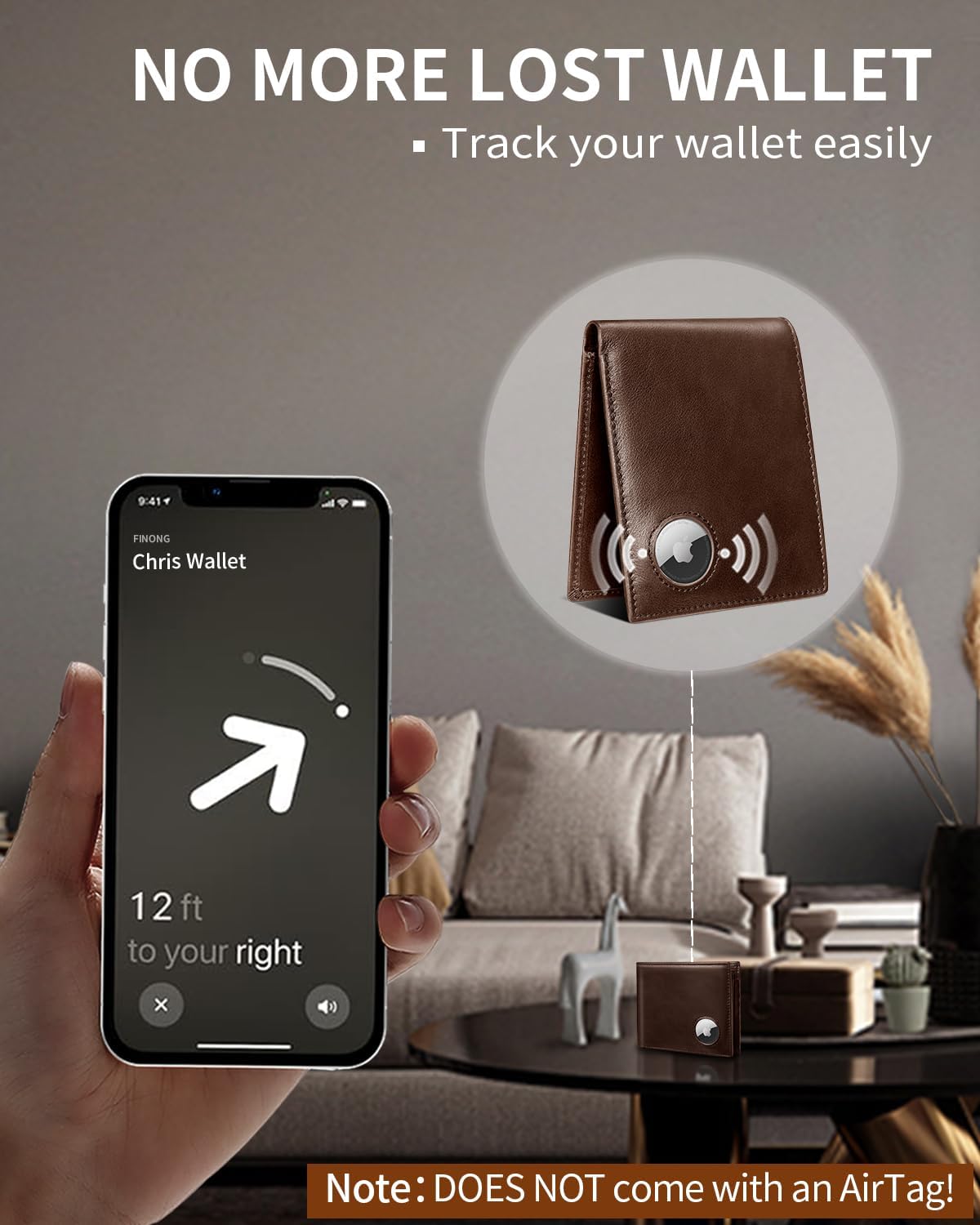 BILLETERA DE CUERO GENUINO PARA HOMBRE SEROVI CON BLOQUEO RFID, 2 VENTANAS PARA ID Y 12 ESPACIOS PARA TARJETAS - 2