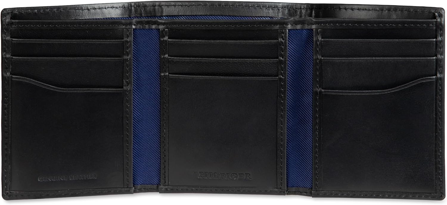 BILLETERA TRIFOLD PARA HOMBRE TOMMY HILFIGER CON TELA ESTILO CORBATA - 4