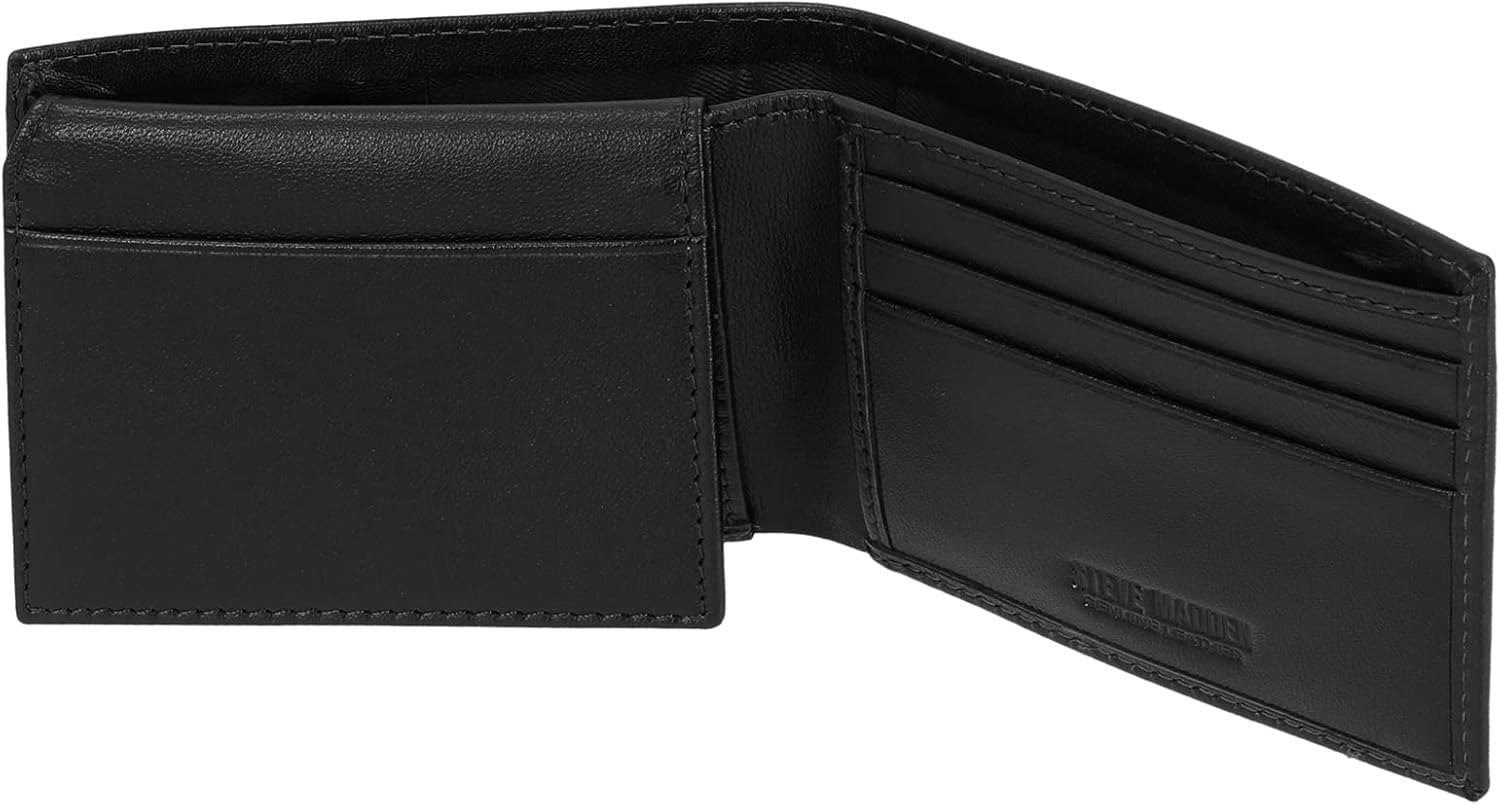 BILLETERA PARA HOMBRE STEVE MADDEN SLIM DE CUERO CON BOLSILLOS EXTRA - 3