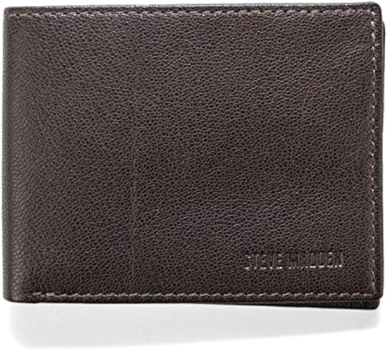 BILLETERA PARA HOMBRE STEVE MADDEN SLIM DE CUERO CON BOLSILLOS EXTRA - 5