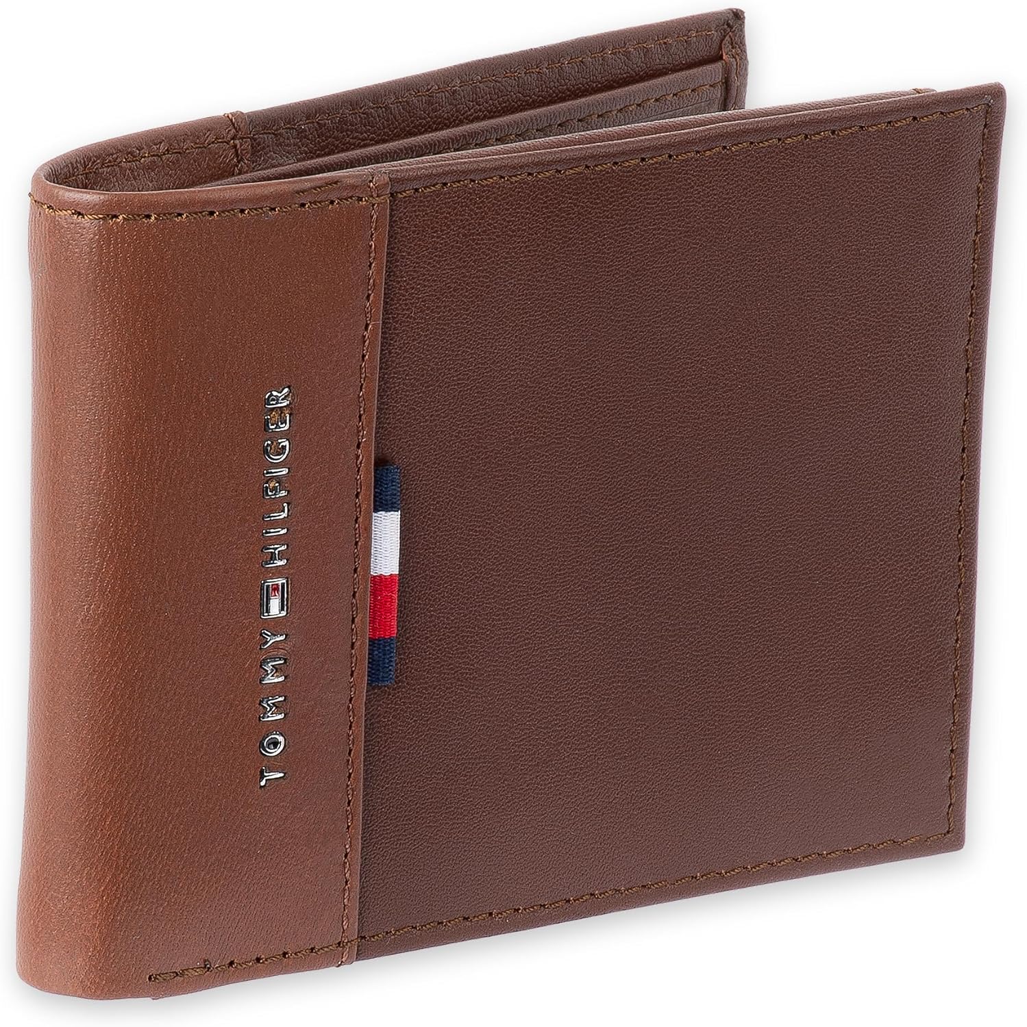 BILLETERA SLIM BIFOLD DE CUERO BICOLOR CON VENTANA ID TOMMY HILFIGER HOMBRE - 2