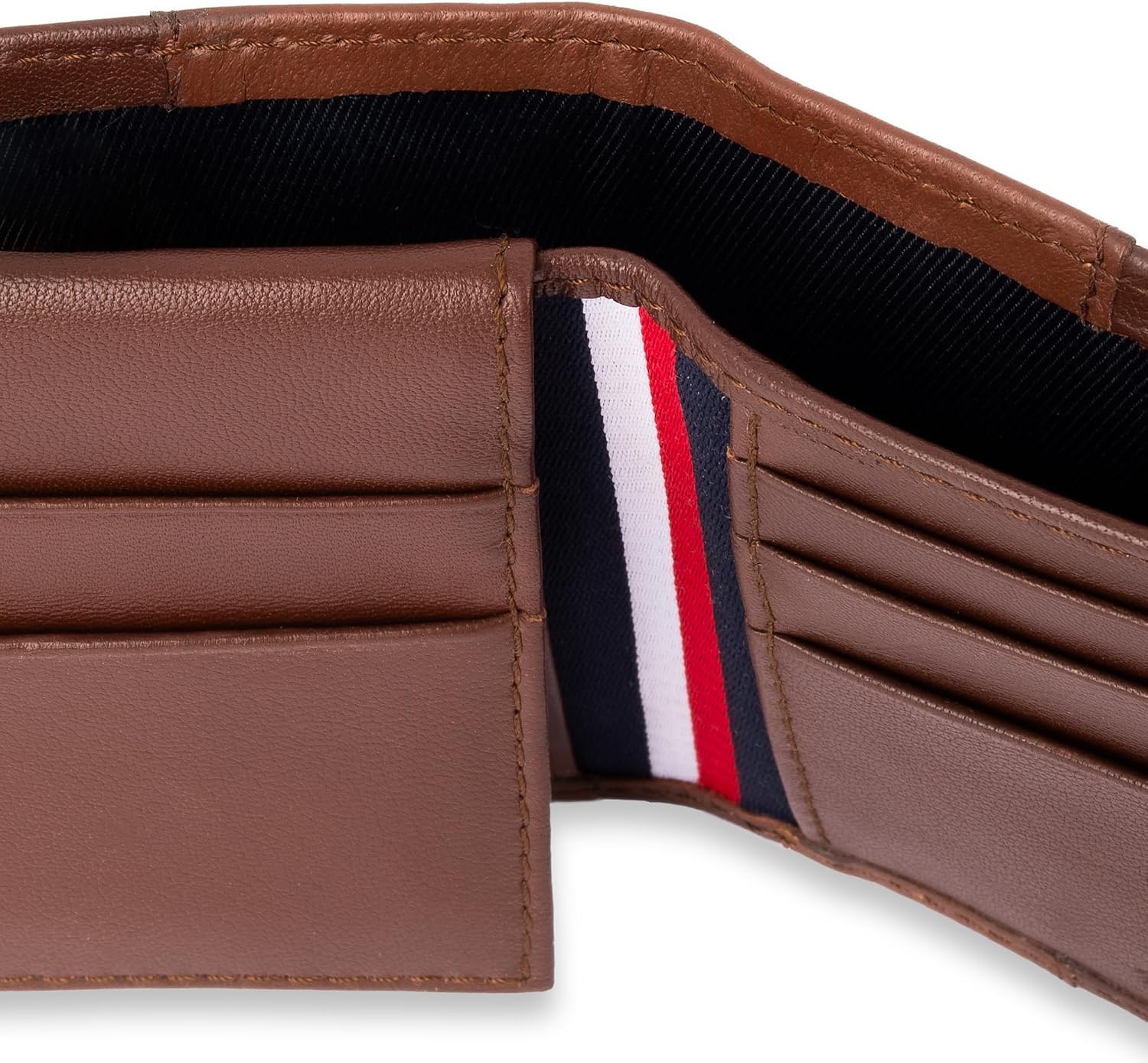 BILLETERA SLIM BIFOLD DE CUERO BICOLOR CON VENTANA ID TOMMY HILFIGER HOMBRE - 5