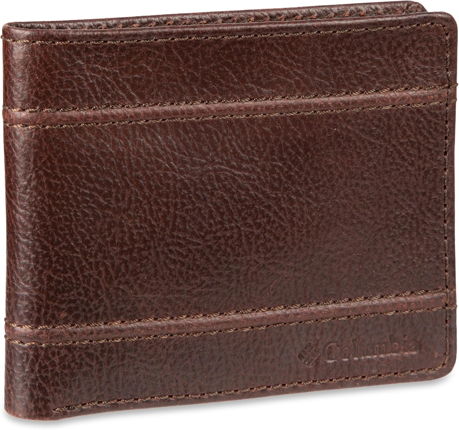 BILLETERA PARA HOMBRE COLUMBIA RFID SLIM BIFOLD CON VENTANA PARA ID MARRÓN - 2