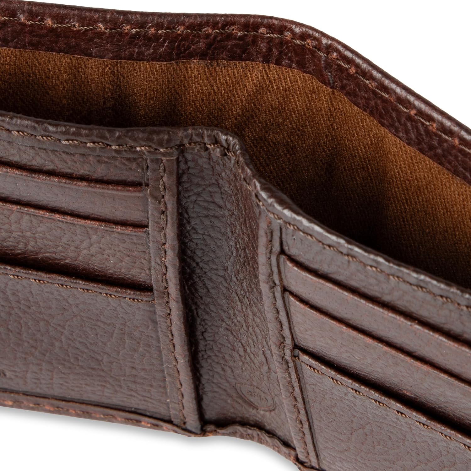 BILLETERA PARA HOMBRE COLUMBIA RFID SLIM BIFOLD CON VENTANA PARA ID MARRÓN - 5