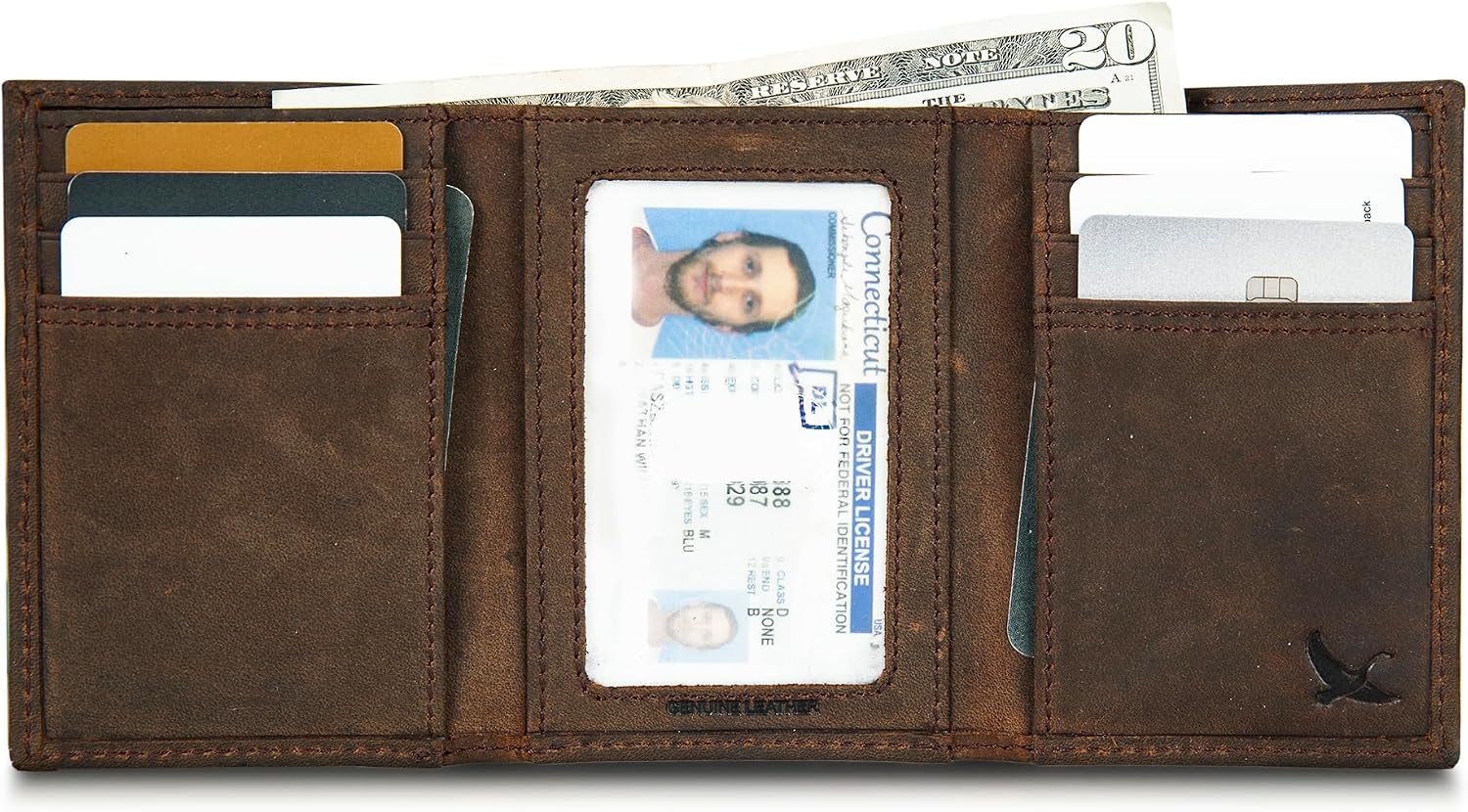 BILLETERA EDDIE BAUER PARA HOMBRE TRIFOLD SIGNATURE - 5
