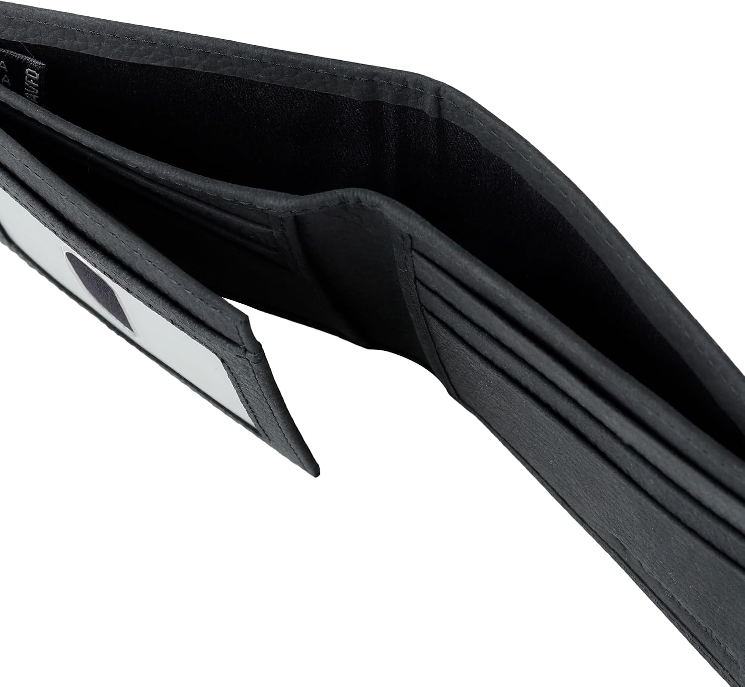BILLETERA PARA HOMBRE COLUMBIA SLIM BIFOLD CON VENTANA PARA ID NEGRO - 5