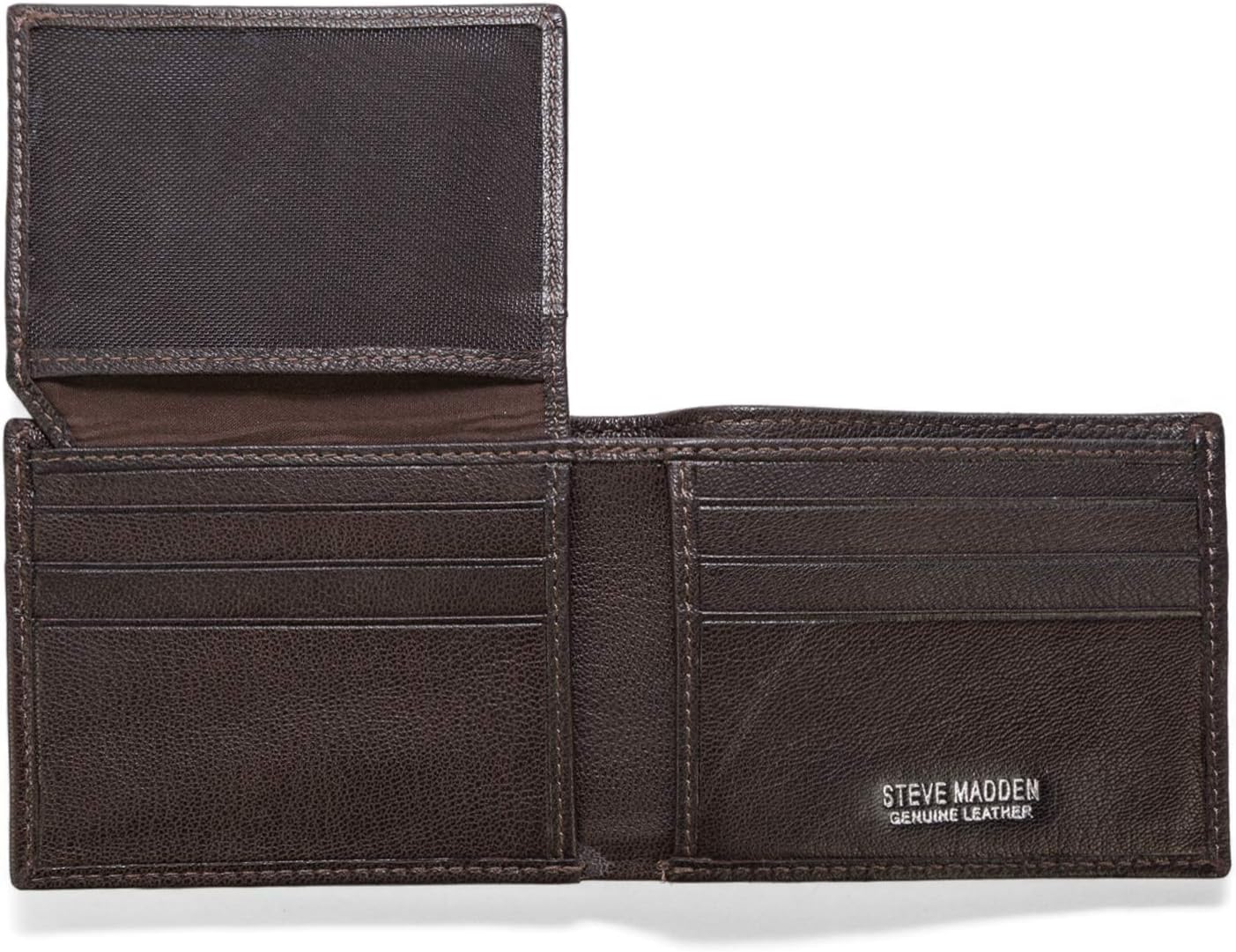 BILLETERA PARA HOMBRE STEVE MADDEN SLIM DE CUERO CON BOLSILLOS EXTRA - 2