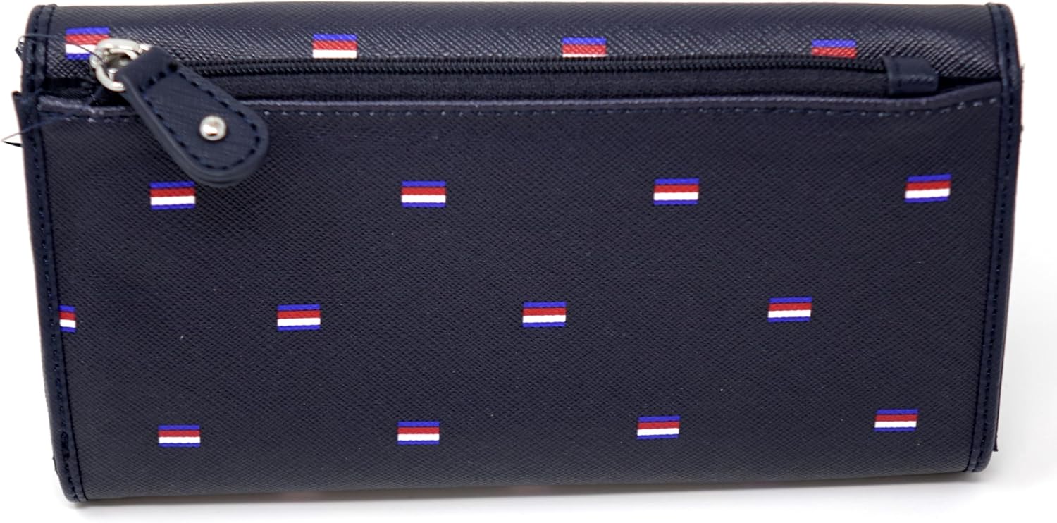 BILLETERA PARA MUJER TOMMY HILFIGER CON CIERRE Y MÚLTIPLES COMPARTIMENTOS AZUL - 2