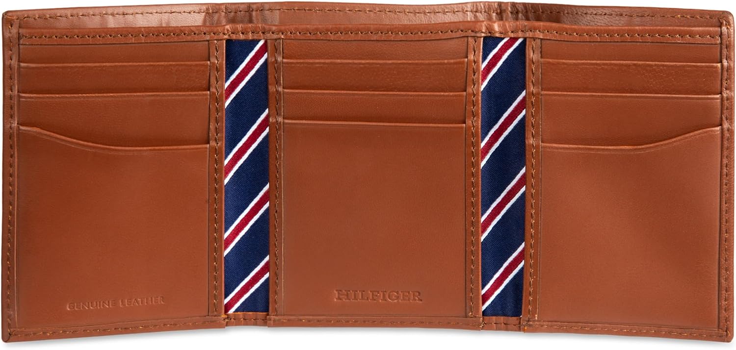BILLETERA PARA HOMBRE TOMMY HILFIGER TRIFOLD CON TELA ESTAMPADA - 4