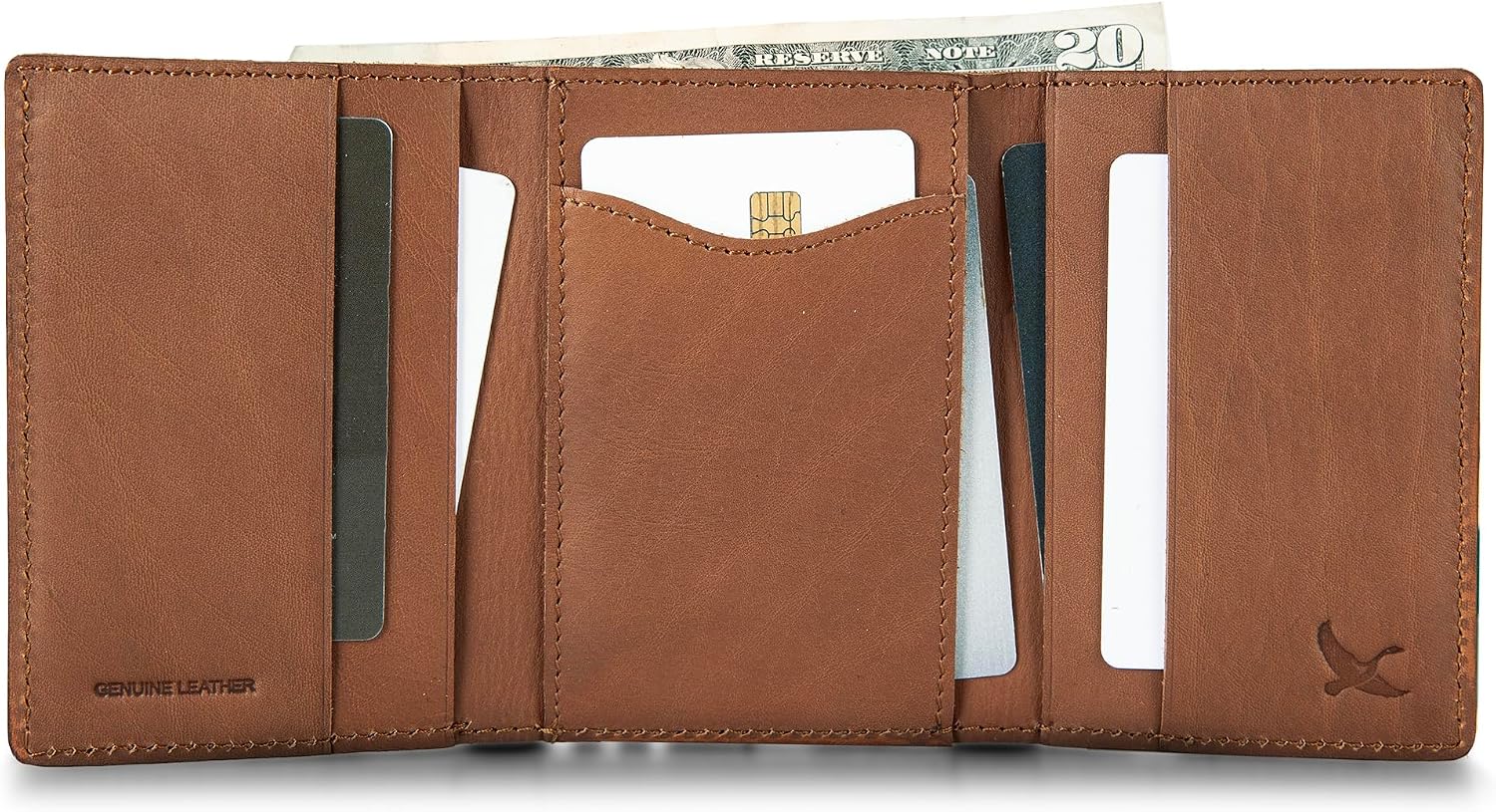 BILLETERA PARA HOMBRE EDDIE BAUER SIGNATURE TRIFOLD - 5