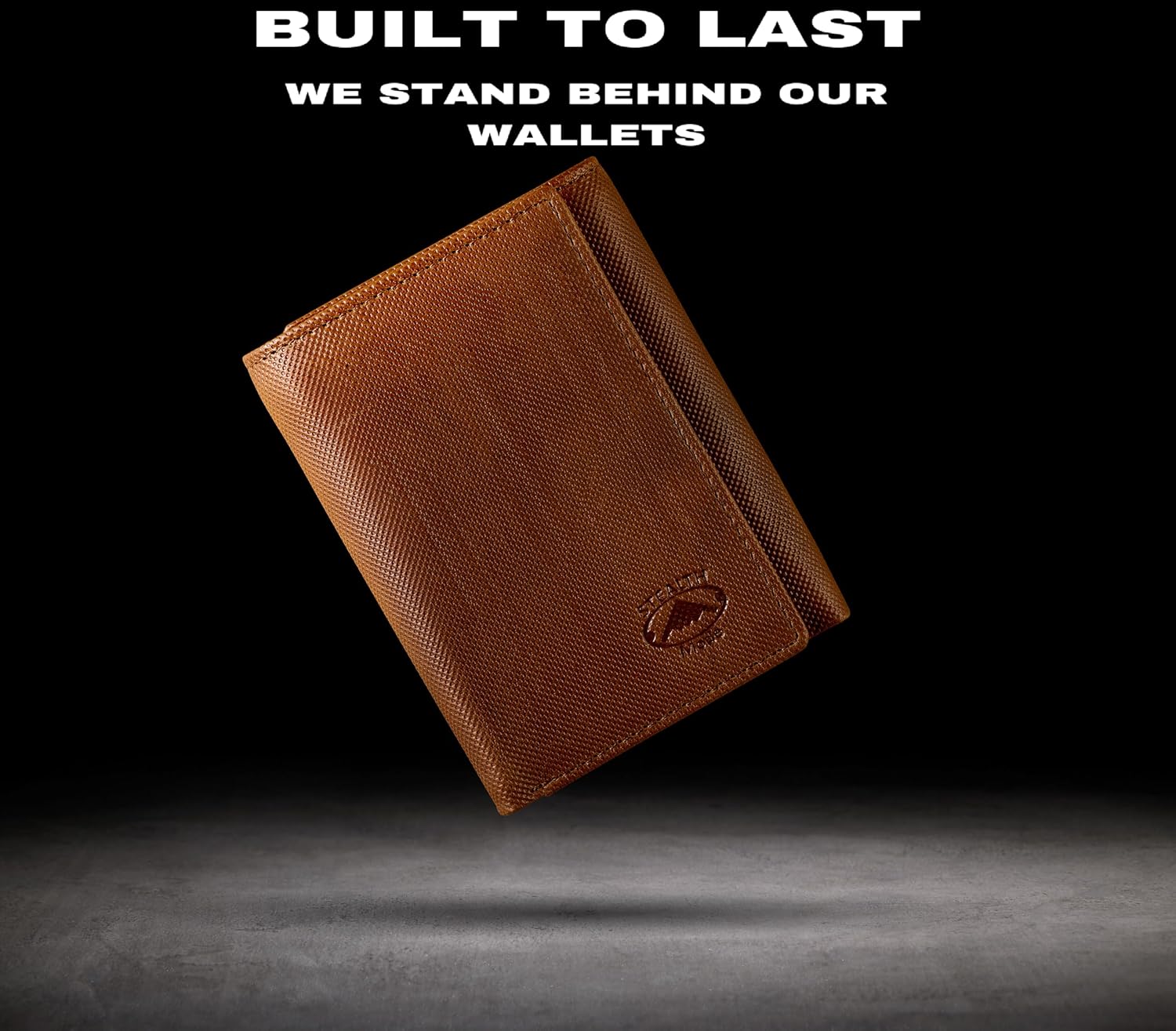 BILLETERA TRIFOLD DE CUERO STEALTH MODE PARA HOMBRE CON BLOQUEO RFID - 4