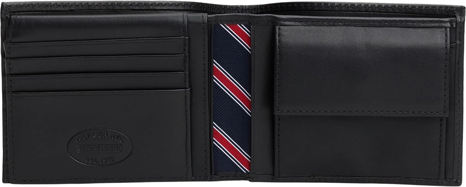 BILLETERA PARA HOMBRE TOMMY HILFIGER ETON CON COMPARTIMENTO PARA MONEDAS - 4
